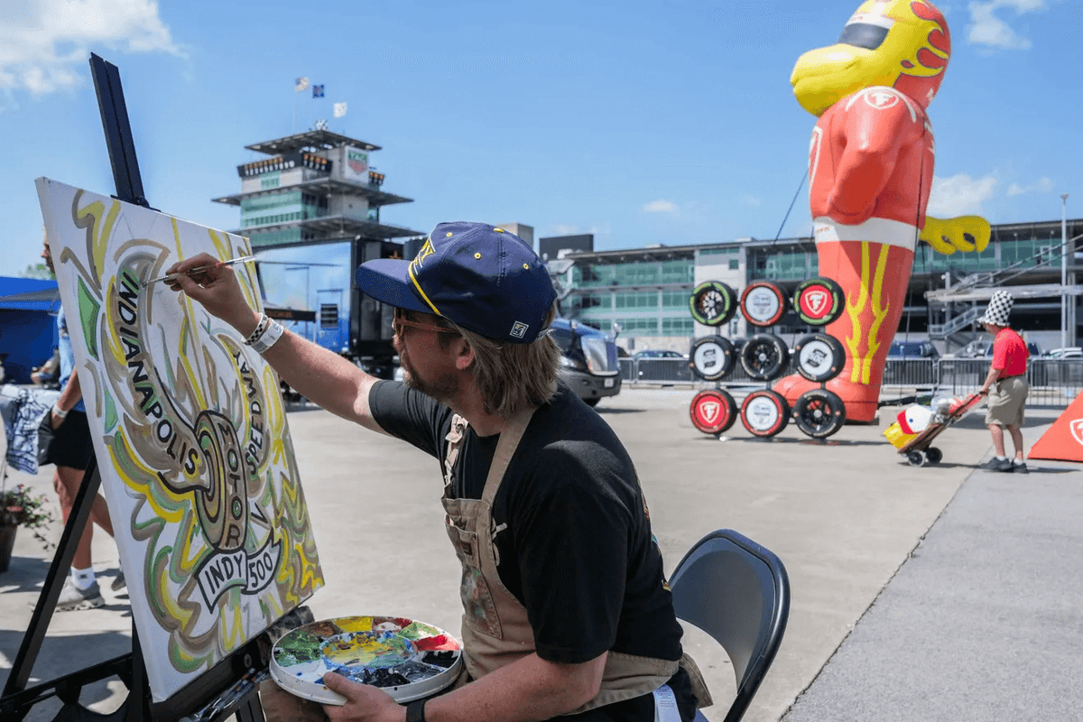 2025 Indy 500 practice on 'Fast Friday' at Indianapolis Motor Speedway