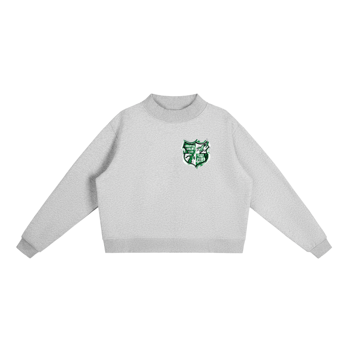 Zionsville Rugby Women's Fleece Mock-Neck Crew Sweatshirt (Zionsville Indiana)(4 Colors)