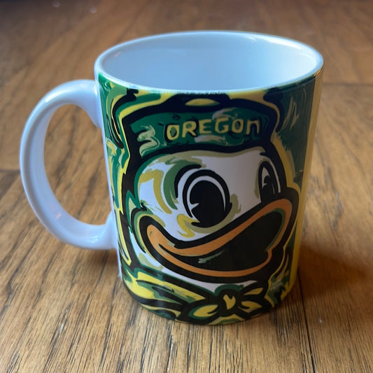 University of Oregon Ceramic Mug by Justin Patten