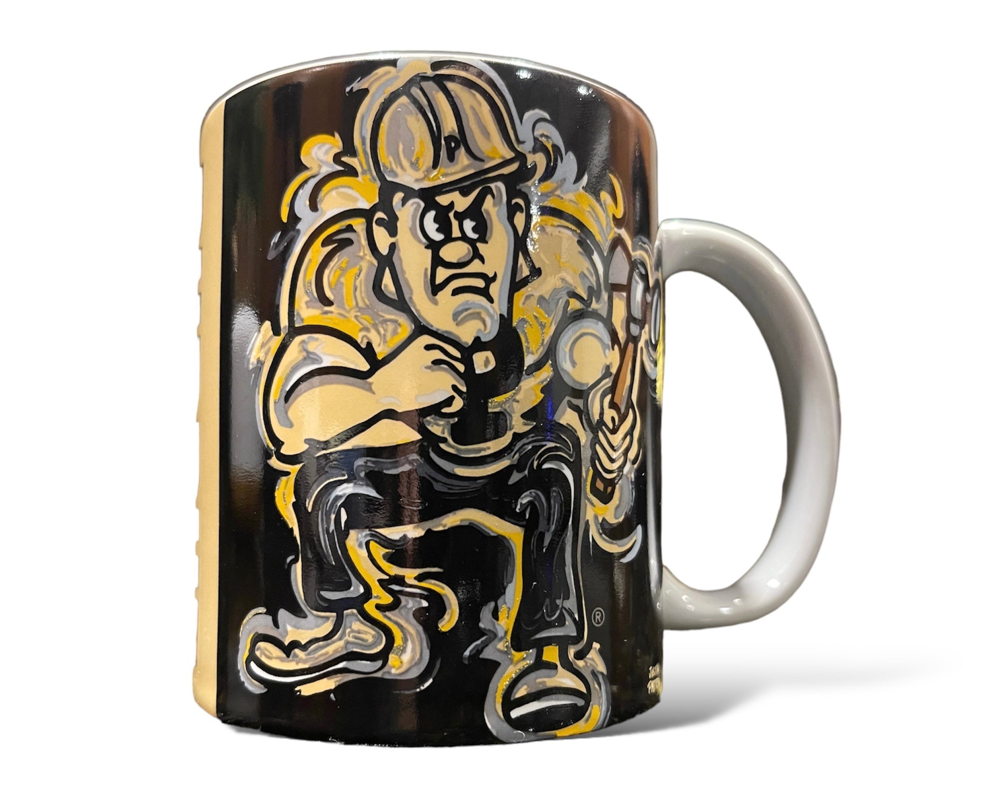 Purdue Pete Portrait Ceramic Mug by Justin Patten