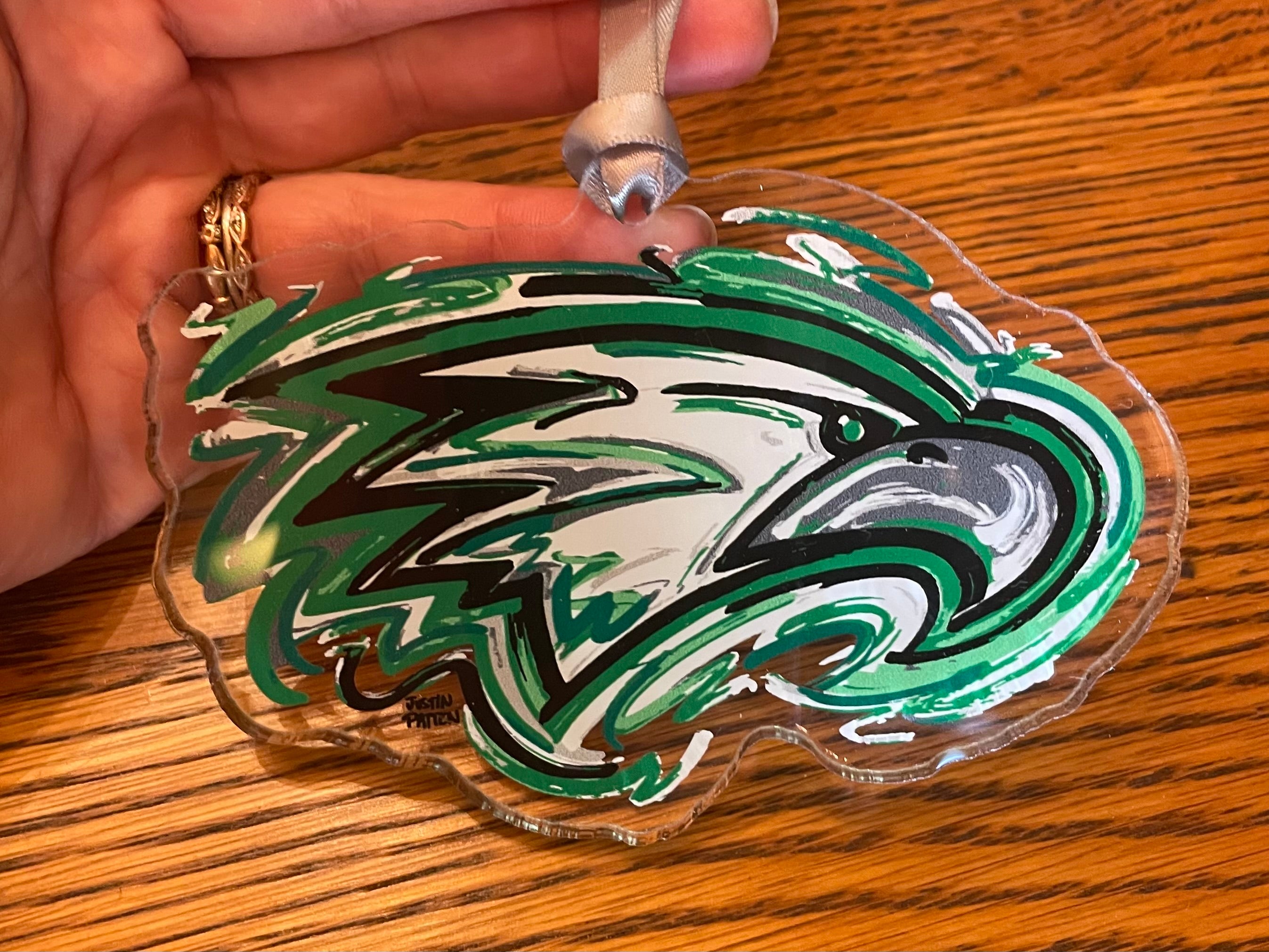 Zionsville Indiana Eagle Ornament by Justin Patten