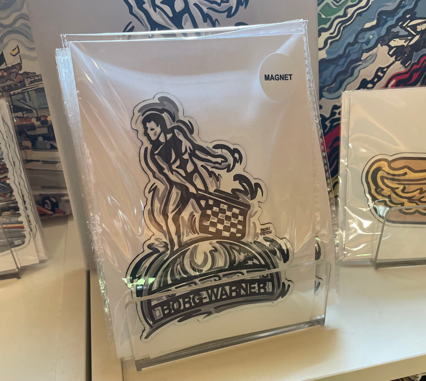 Borg Warner Trophy Magnet by Justin Patten (Indianapolis Motor Speedway)