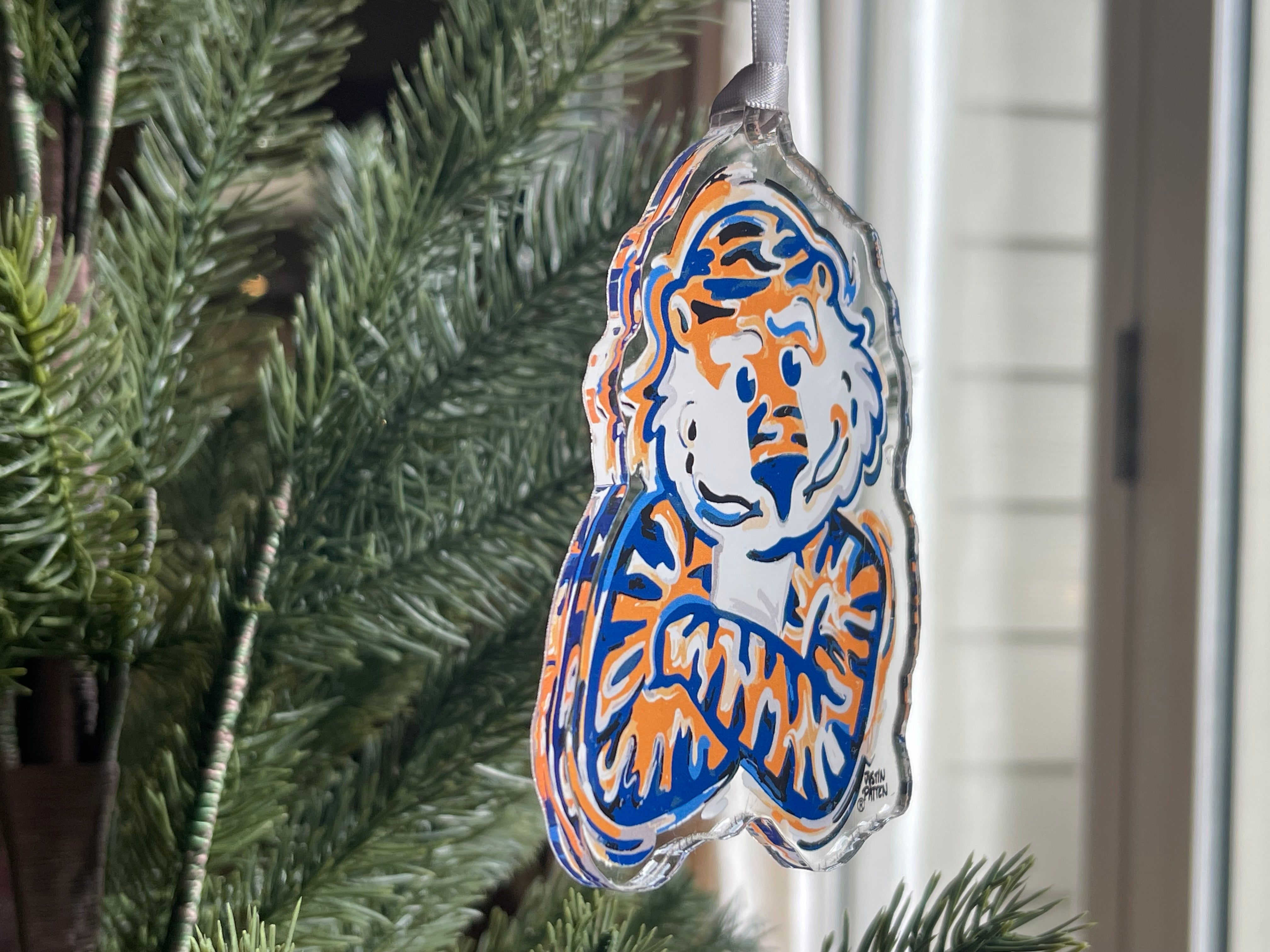 Auburn University Aubie Ornament by Justin Patten