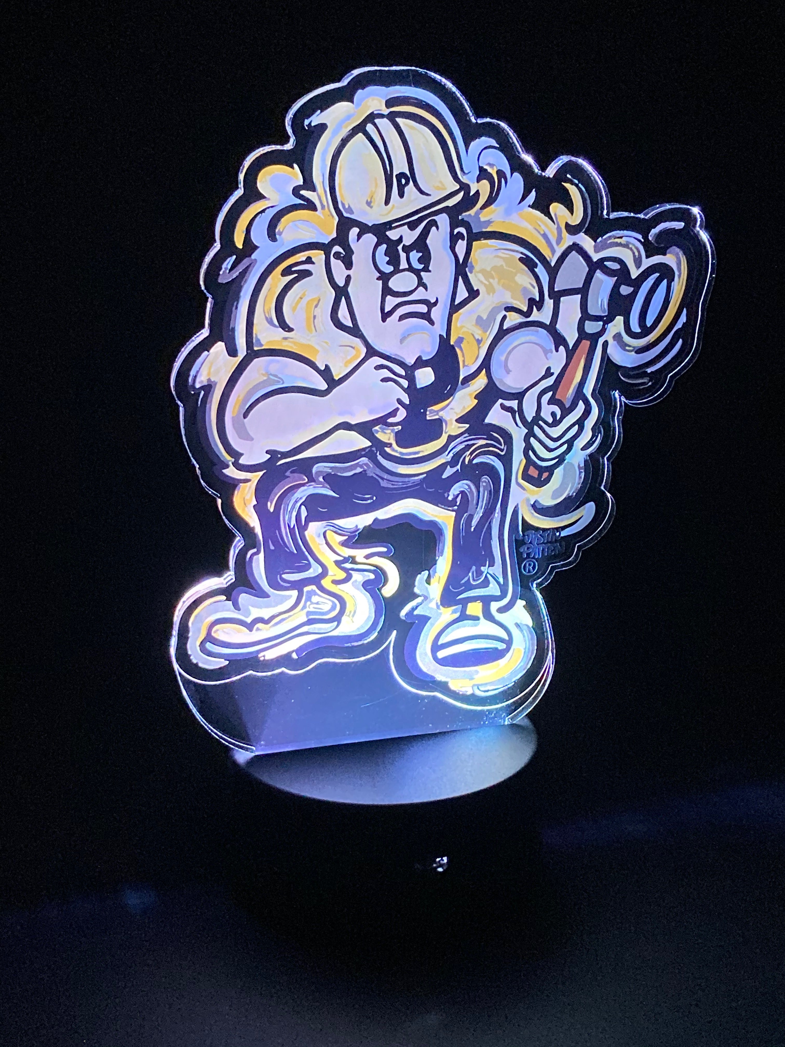 Purdue University Pete Mascot LED by Justin Patten