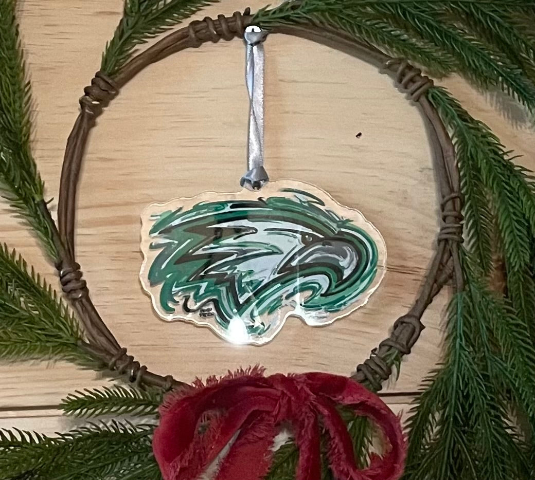 Zionsville Indiana Eagle Ornament by Justin Patten