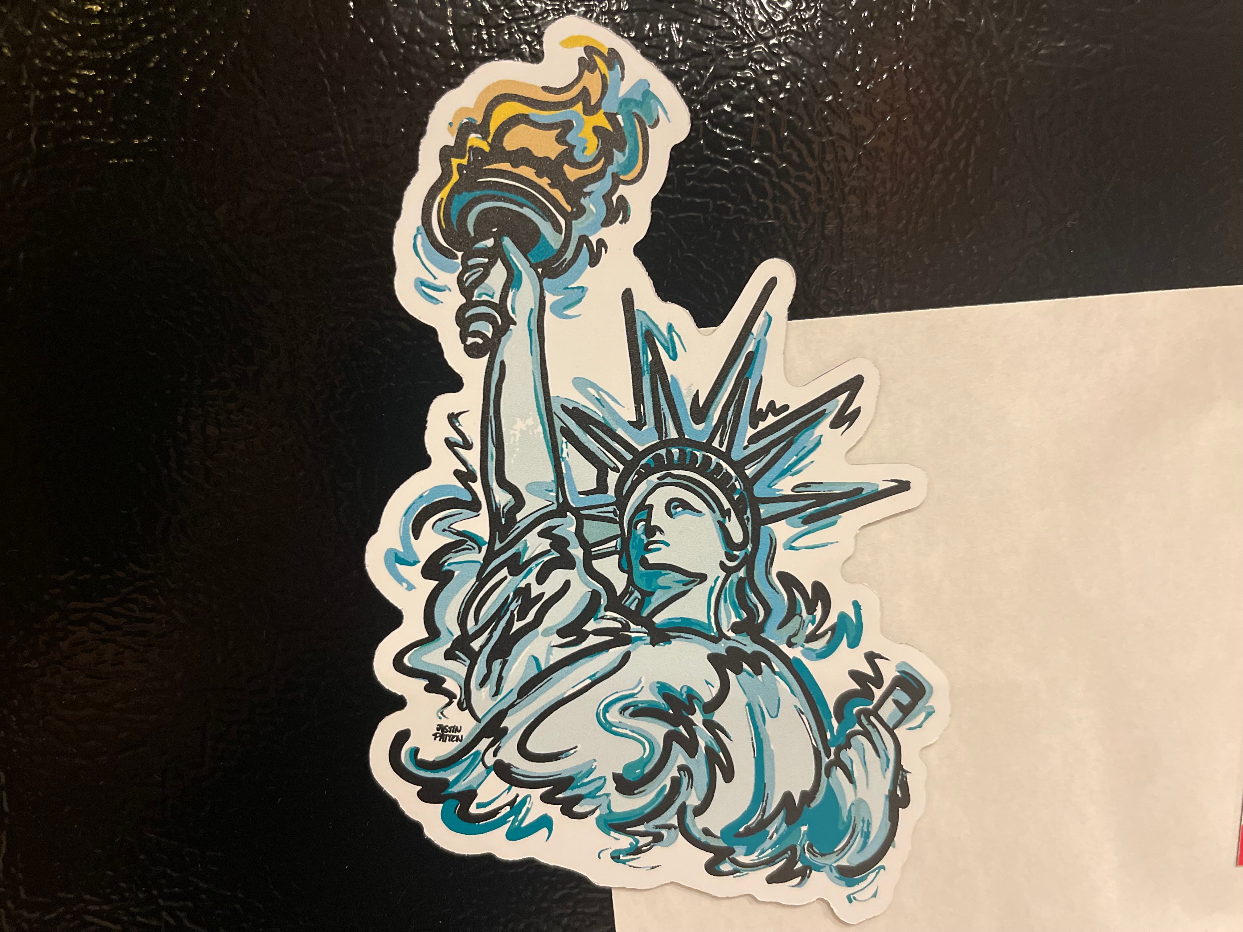 Statue of Liberty Magnet by Justin Patten