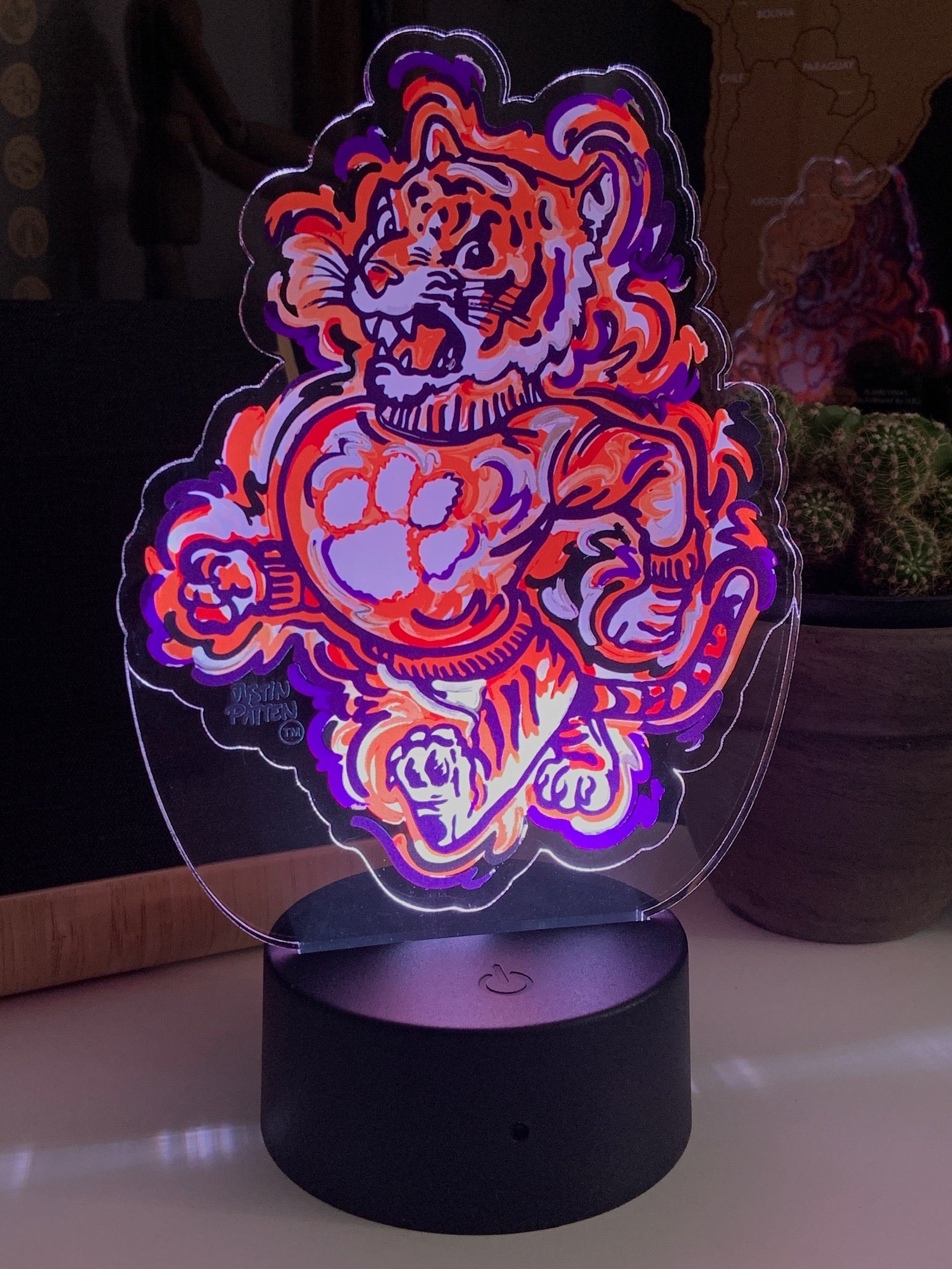 Clemson University Mascot LED by Justin Patten