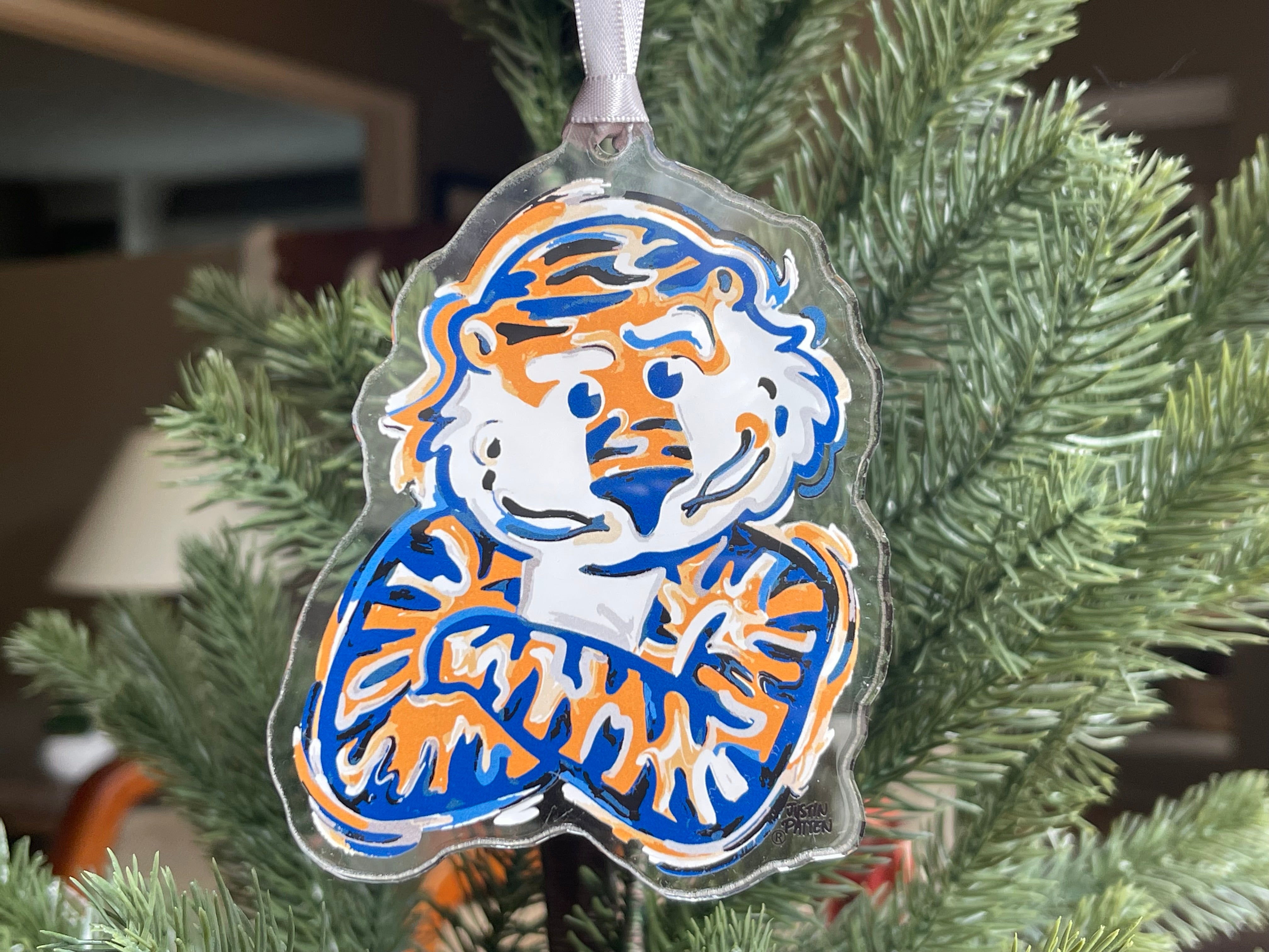 Auburn University Aubie Ornament by Justin Patten