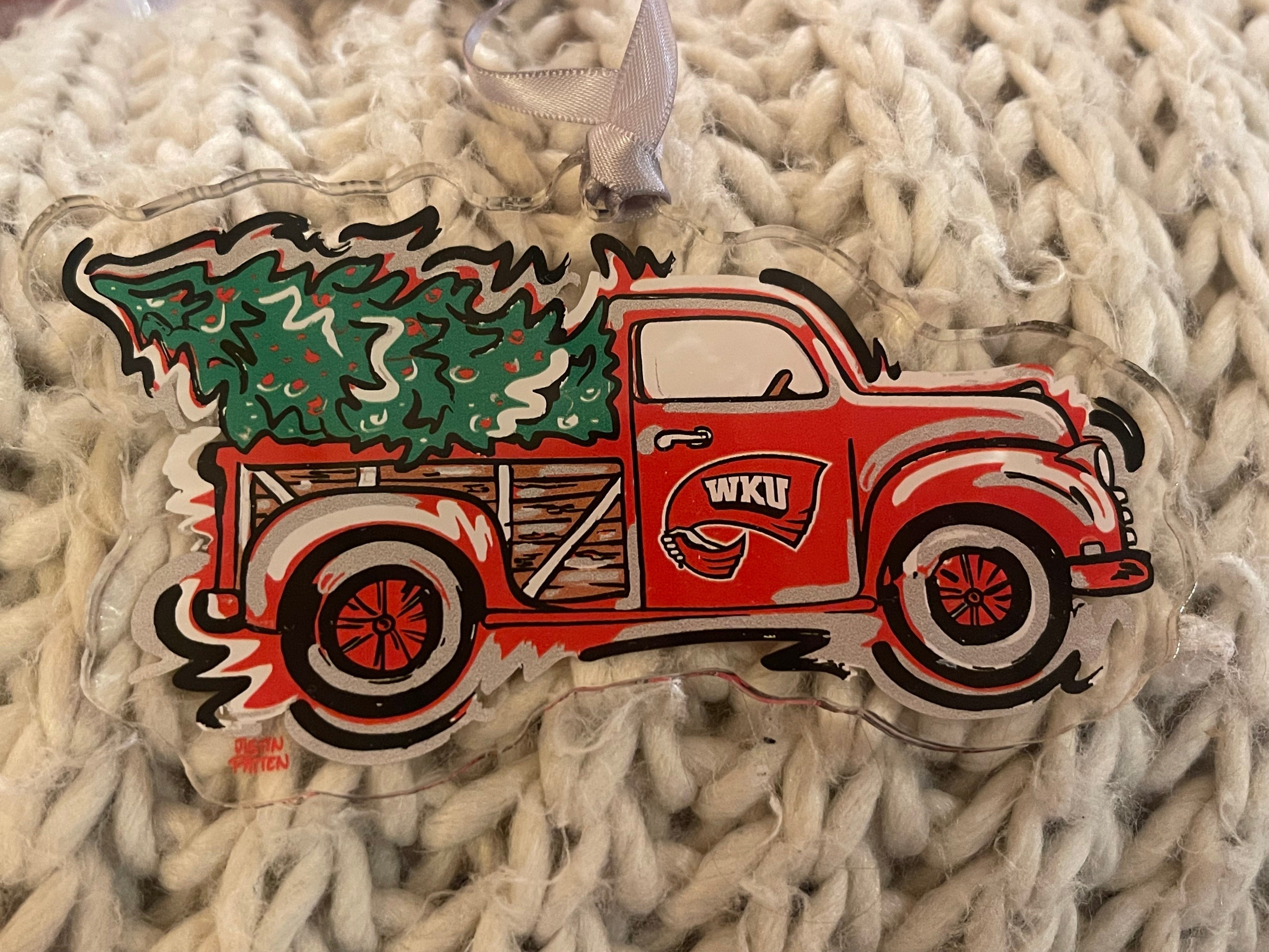 Western Kentucky University Christmas Truck Ornament by Justin Patten (WKU)