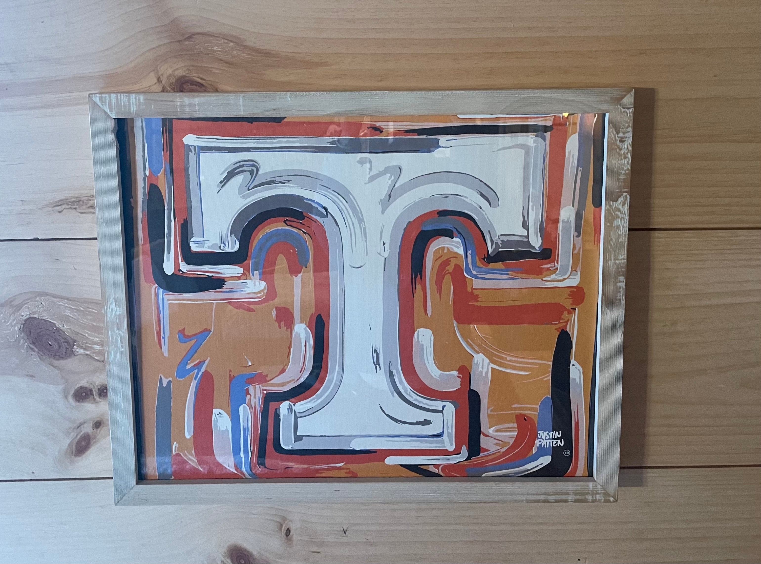University of Tennessee 20" x 16" Power T Canvas Rolled Print by Justin Patten