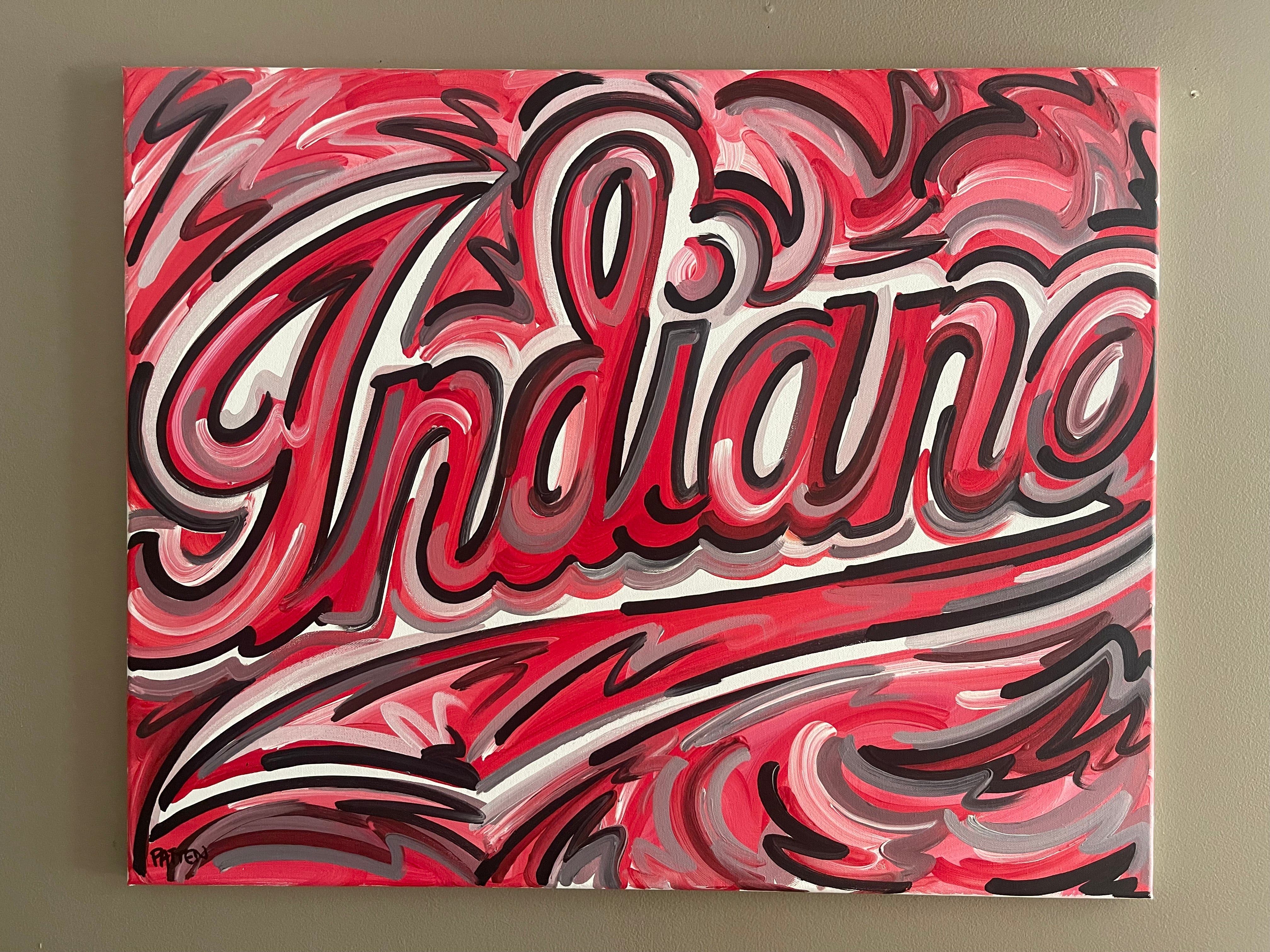 Indiana University Painting by Justin Patten 24x30 (Finished Painting)