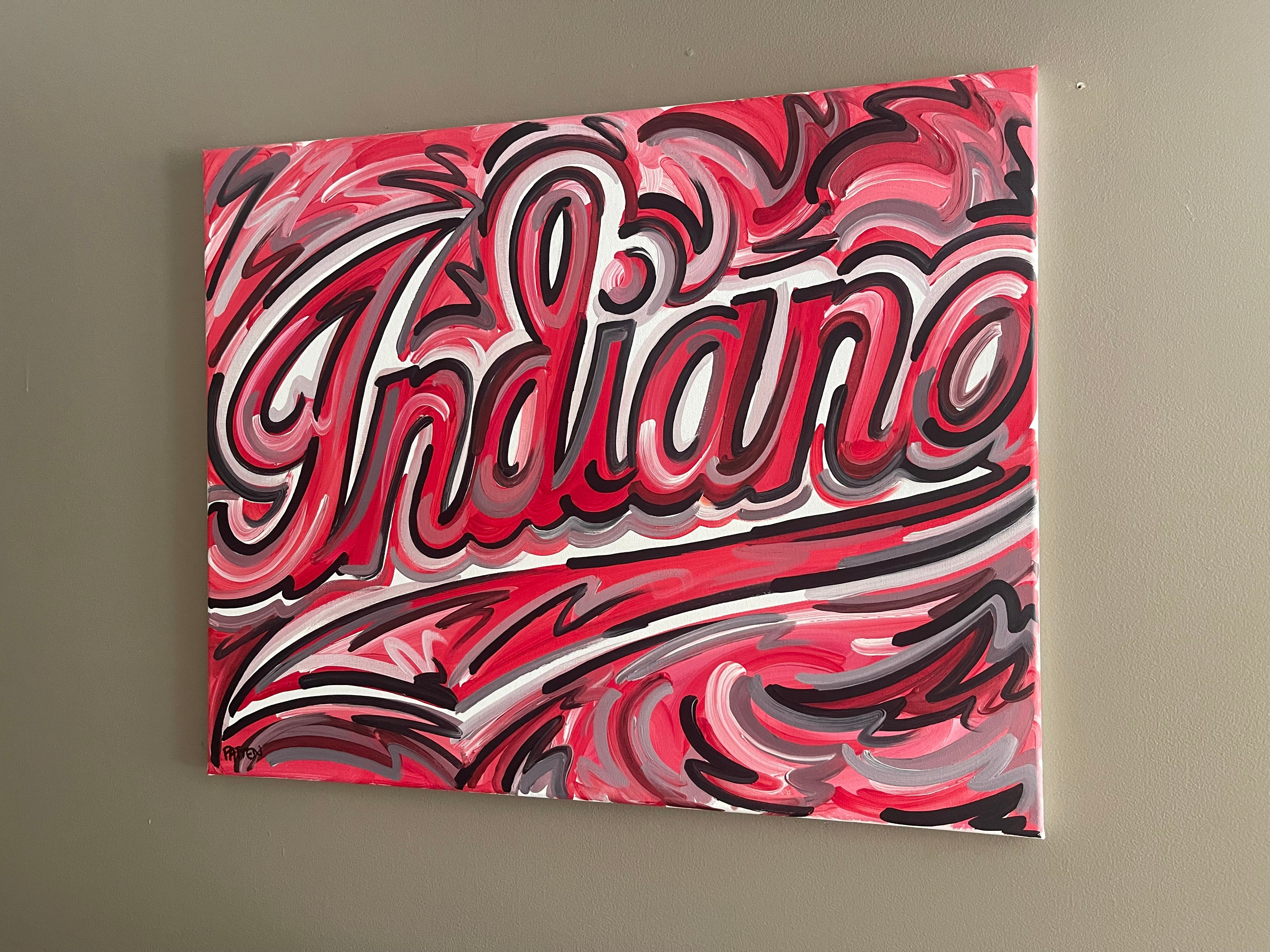 Indiana University Painting by Justin Patten 24x30 (Finished Painting)