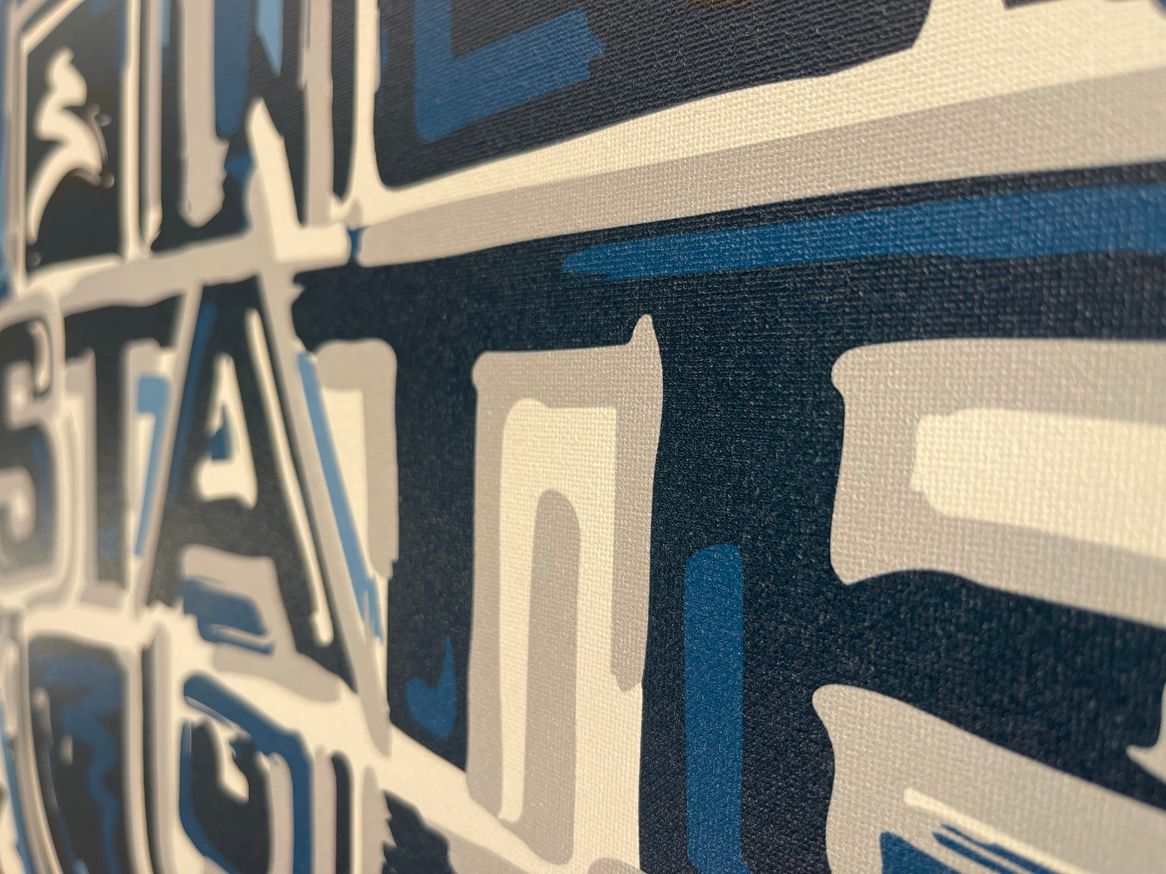 Utah State University 20" x 16" U Wrapped Canvas Print by Justin Patten (Aggies, Big Blue, Logan, Show Me, Old Main)