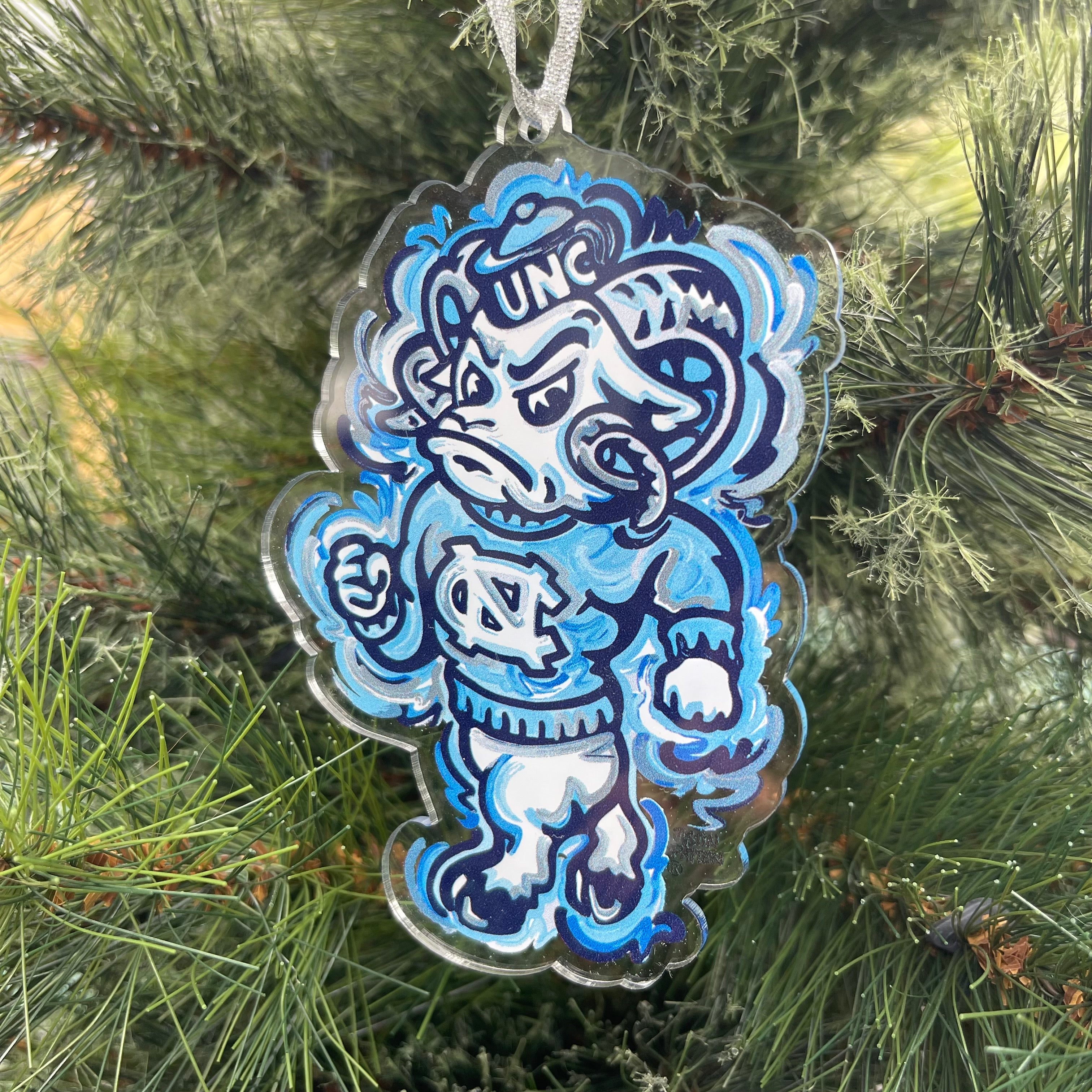University of North Carolina Mascot Ornament by Justin Patten