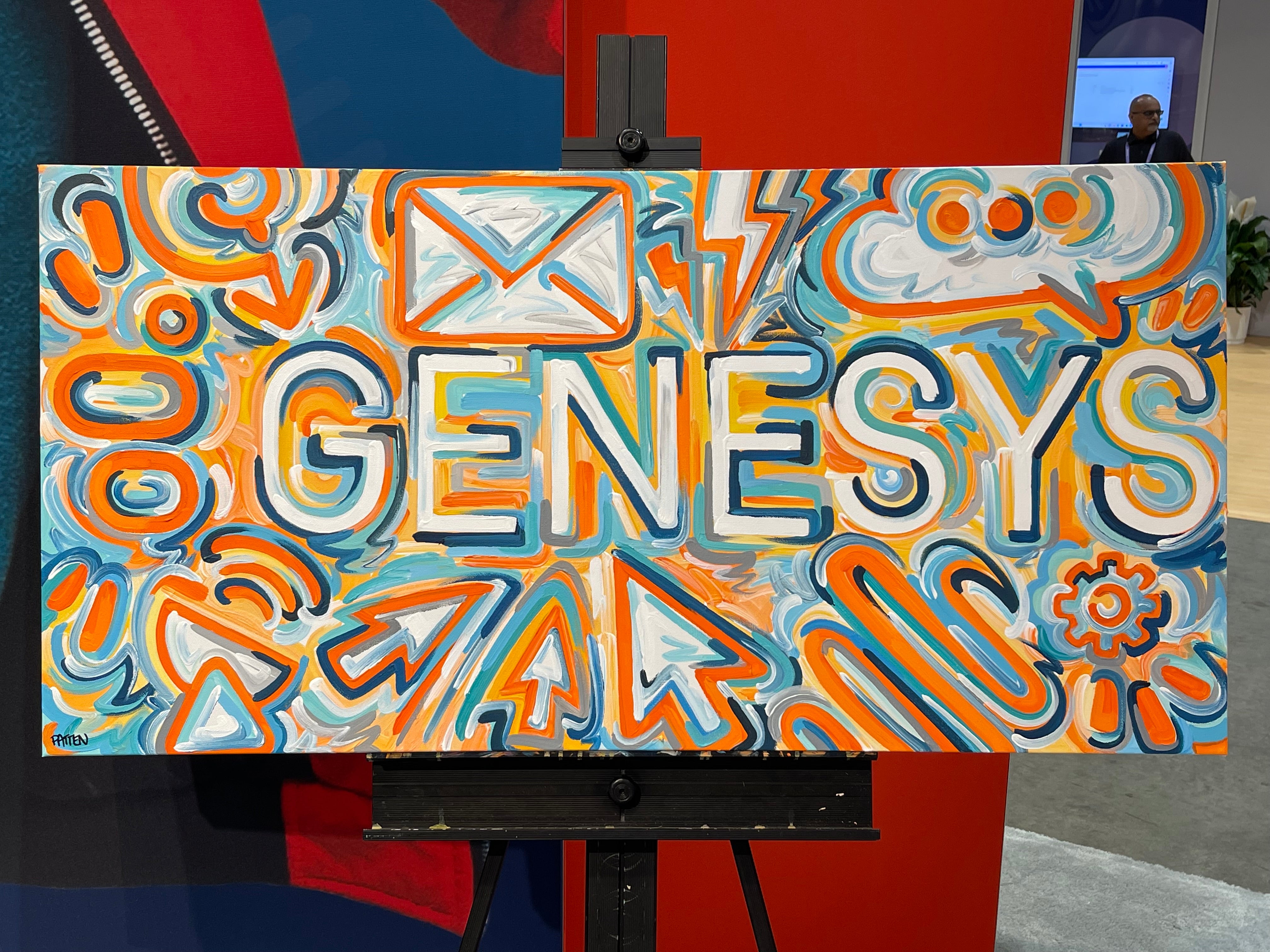 Custom Painting of Your Logo by Justin Patten (Multiple Sizes, Original Painting, Your Logo)