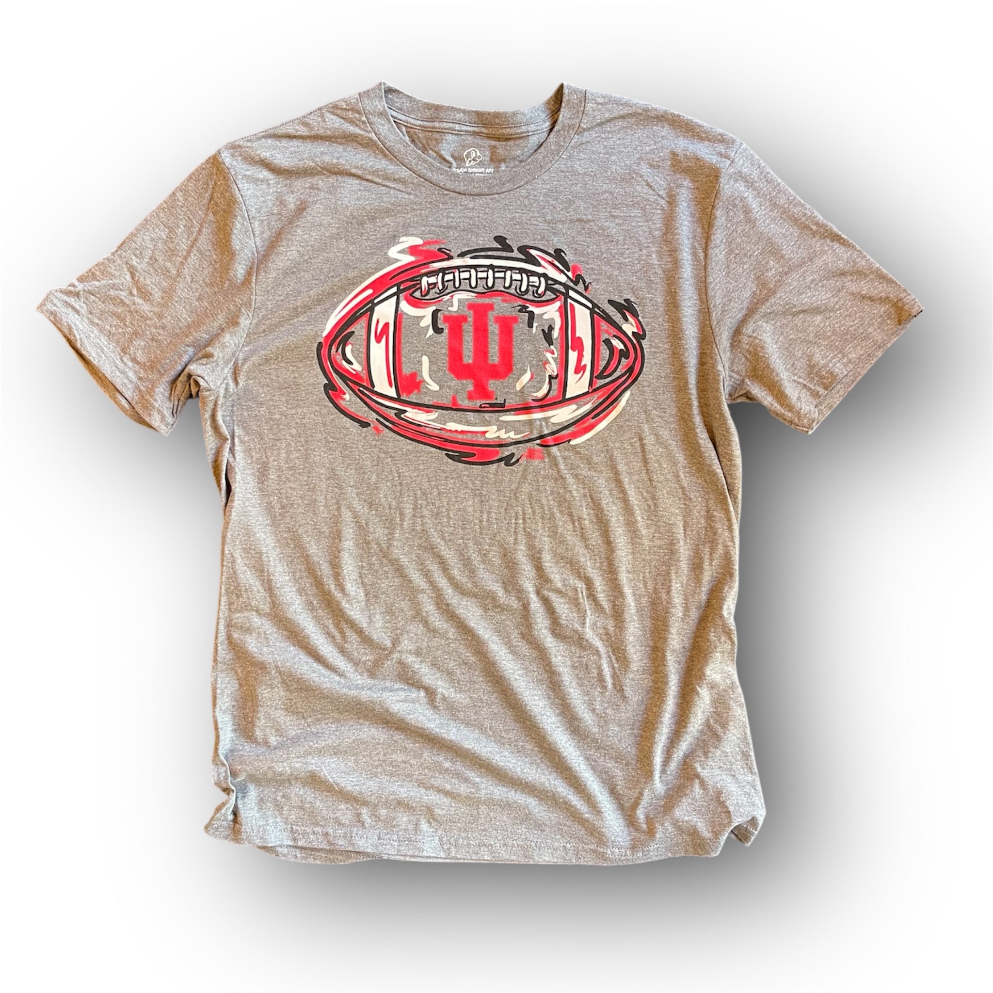 Indiana University Football Short Sleeve Unisex Tee by Justin Patten