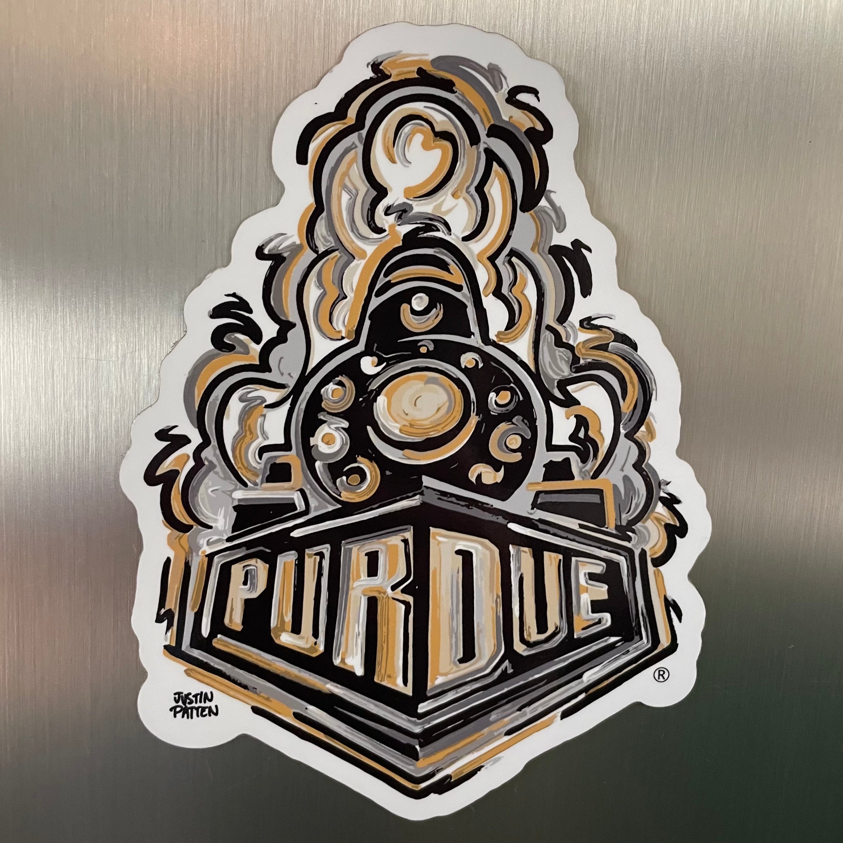 Purdue Boilermaker Special Magnet by Justin Patten