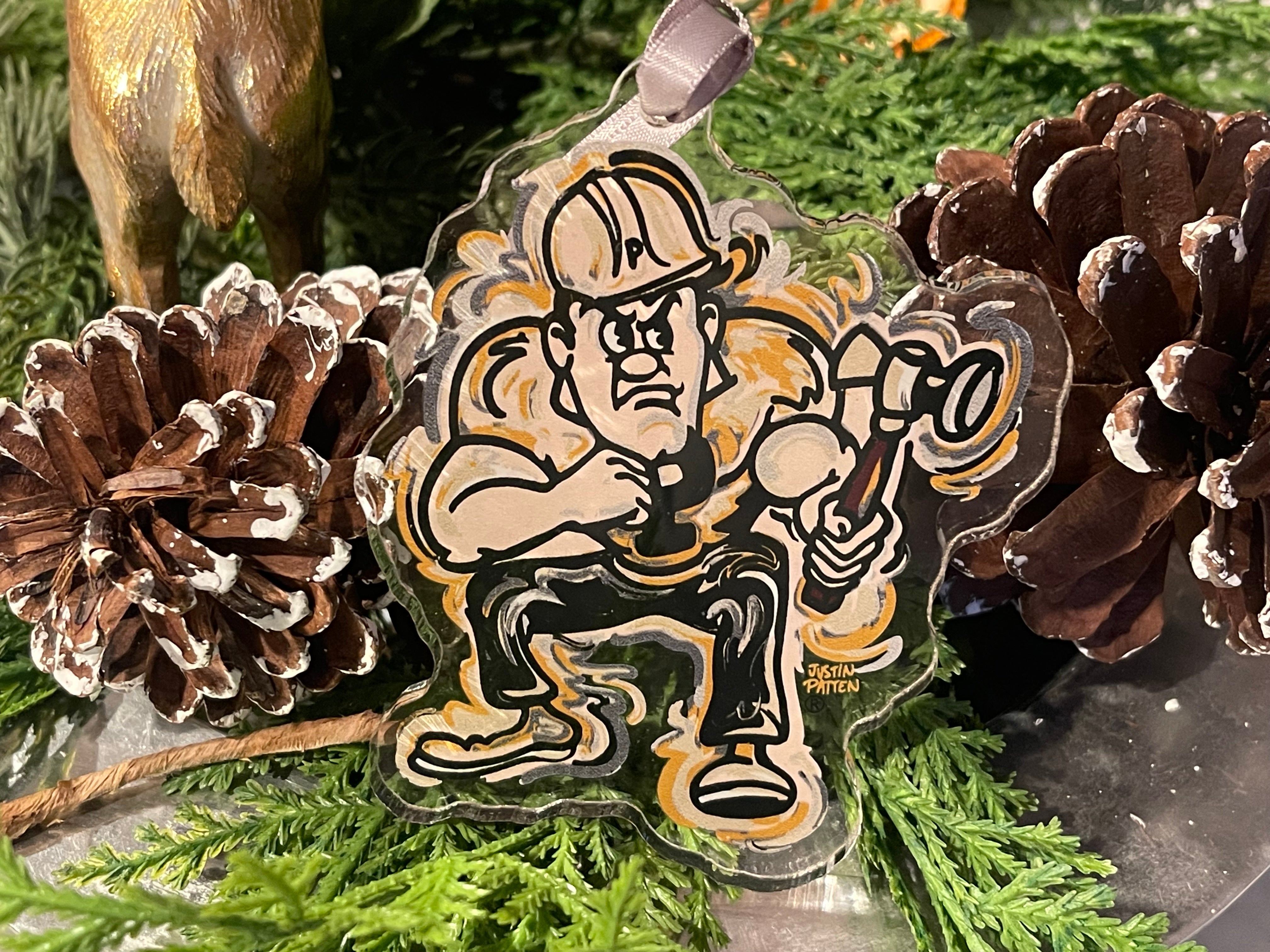 Purdue University Pete Ornament by Justin Patten