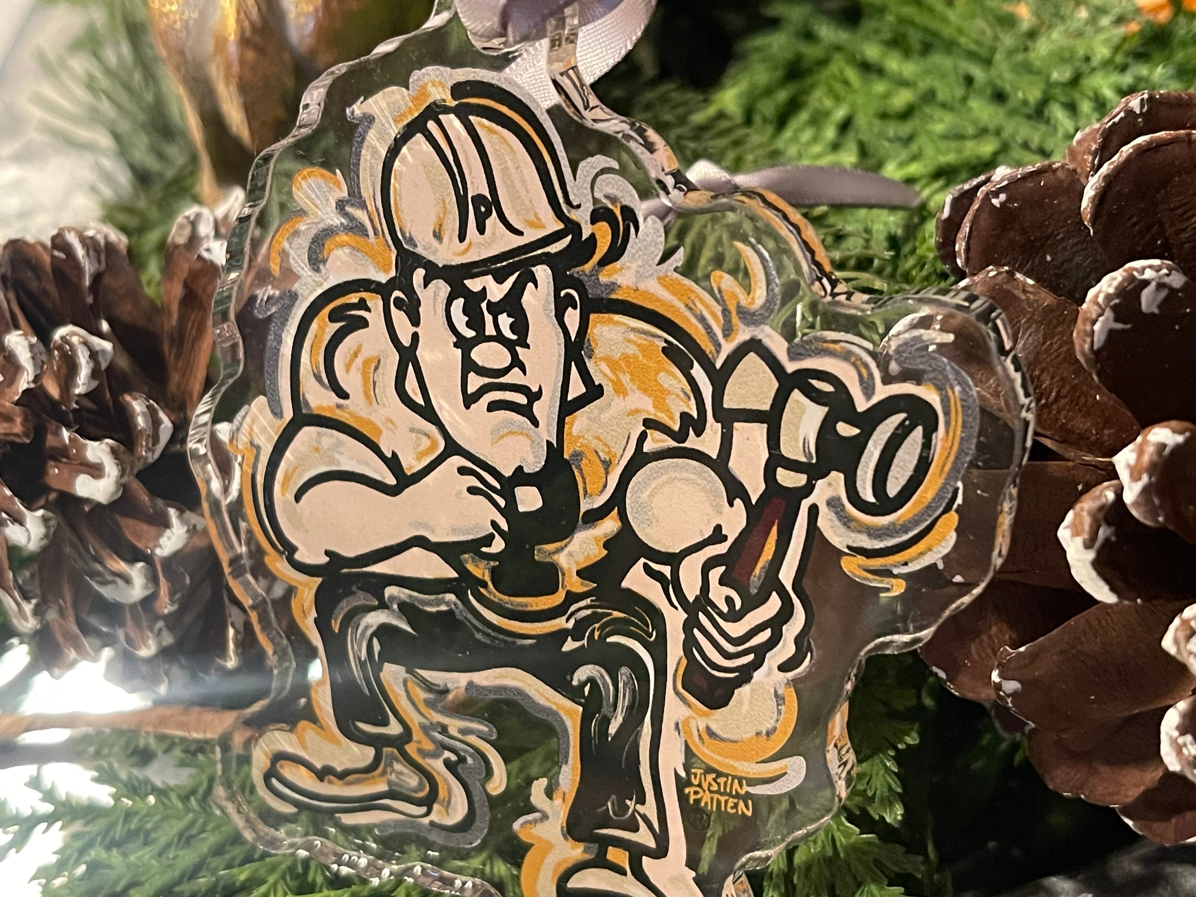 Purdue University Pete Ornament by Justin Patten