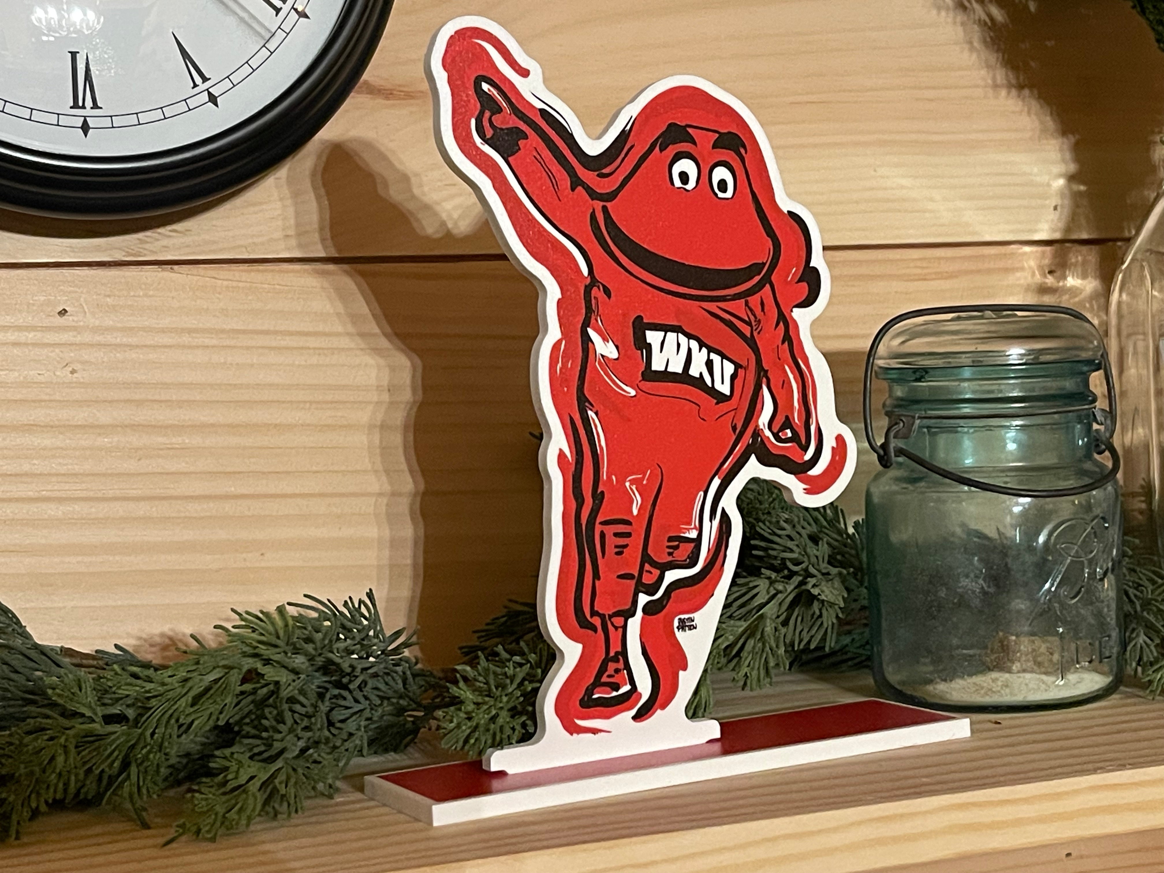 Western Kentucky Big Red Mascot Standee by Justin Patten (WKU)