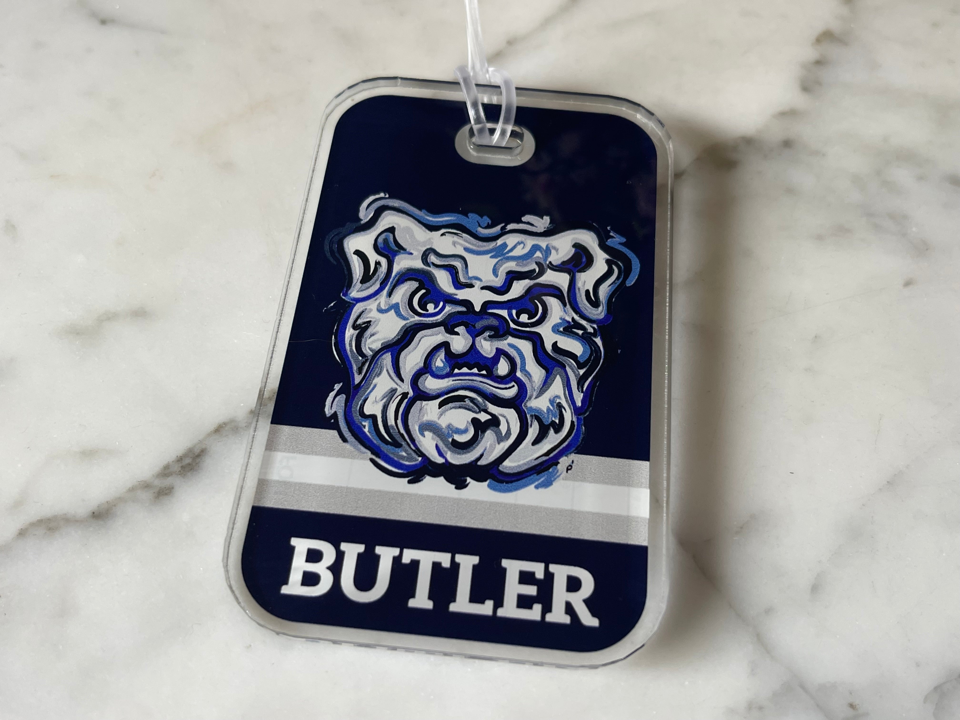 Butler University Bag Tag by Justin Patten