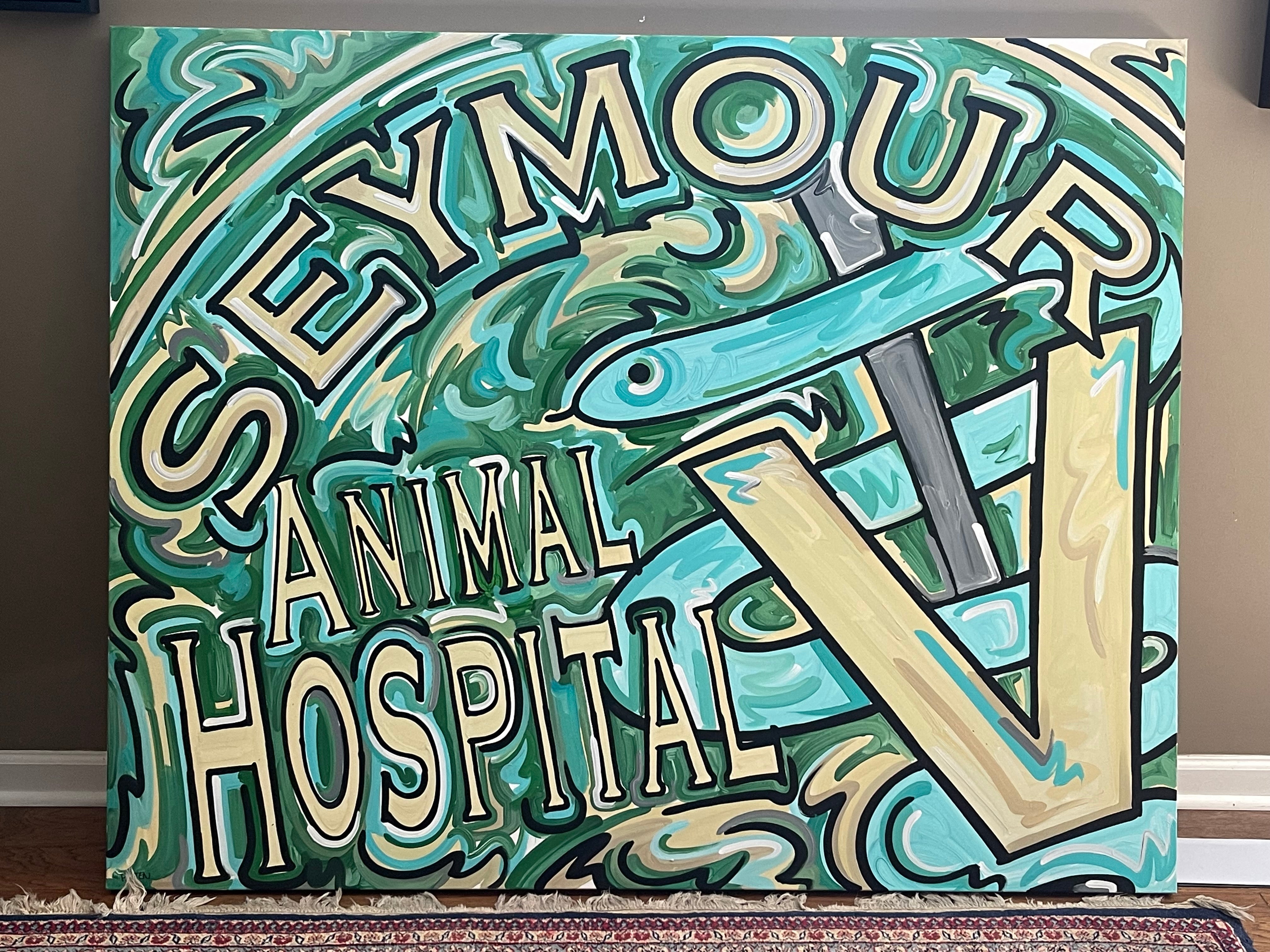 Custom Painting of Your Logo by Justin Patten (Multiple Sizes, Original Painting, Your Logo)