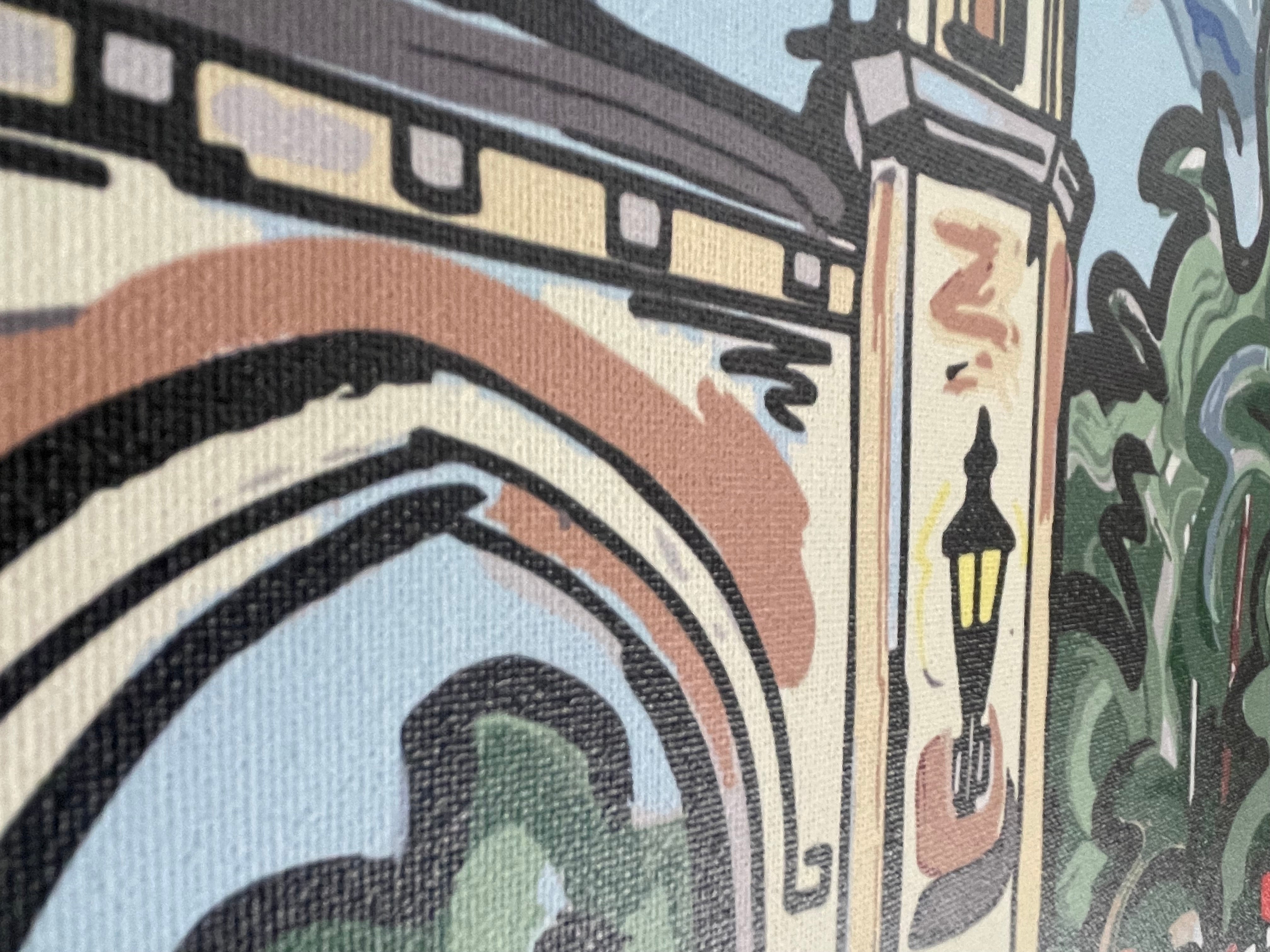 Indiana University 20" x 16" Wrapped Sample Gates Print #2 by Justin Patten (IU, Bison, Hoosiers, Bloomington)