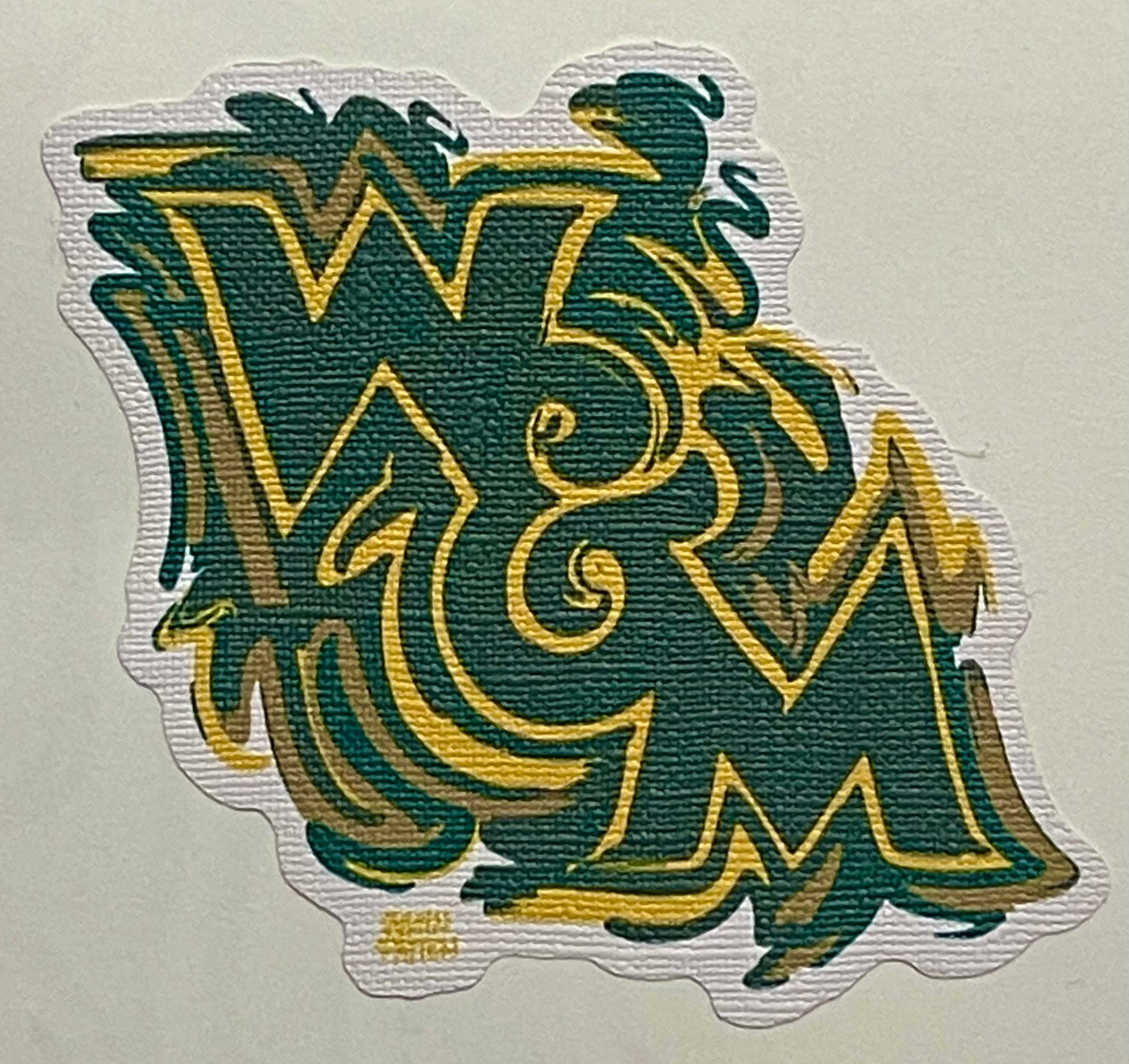 College of William and Mary Durable Sticker by Justin Patten
