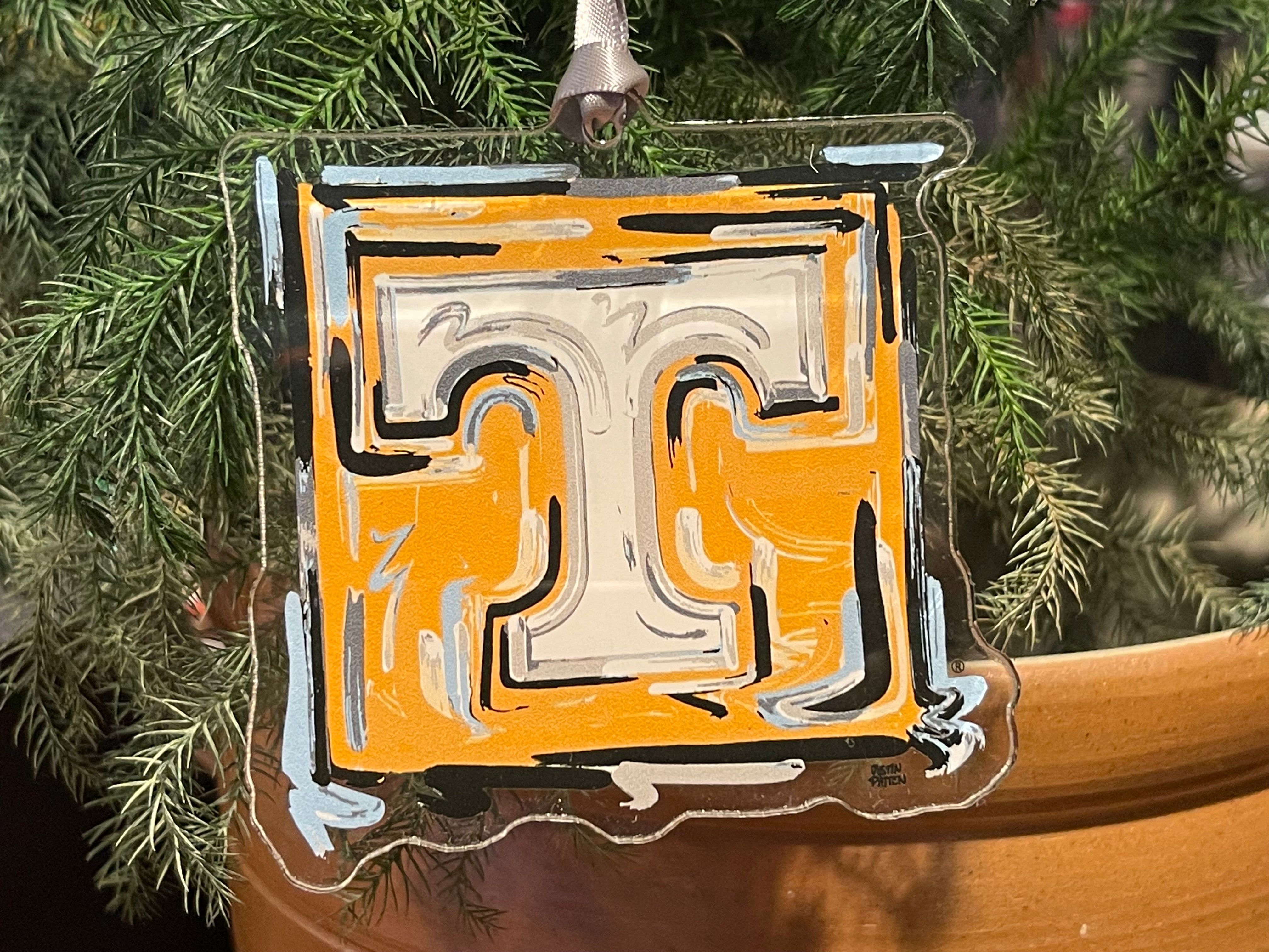 University of Tennessee "T" Ornament by Justin Patten