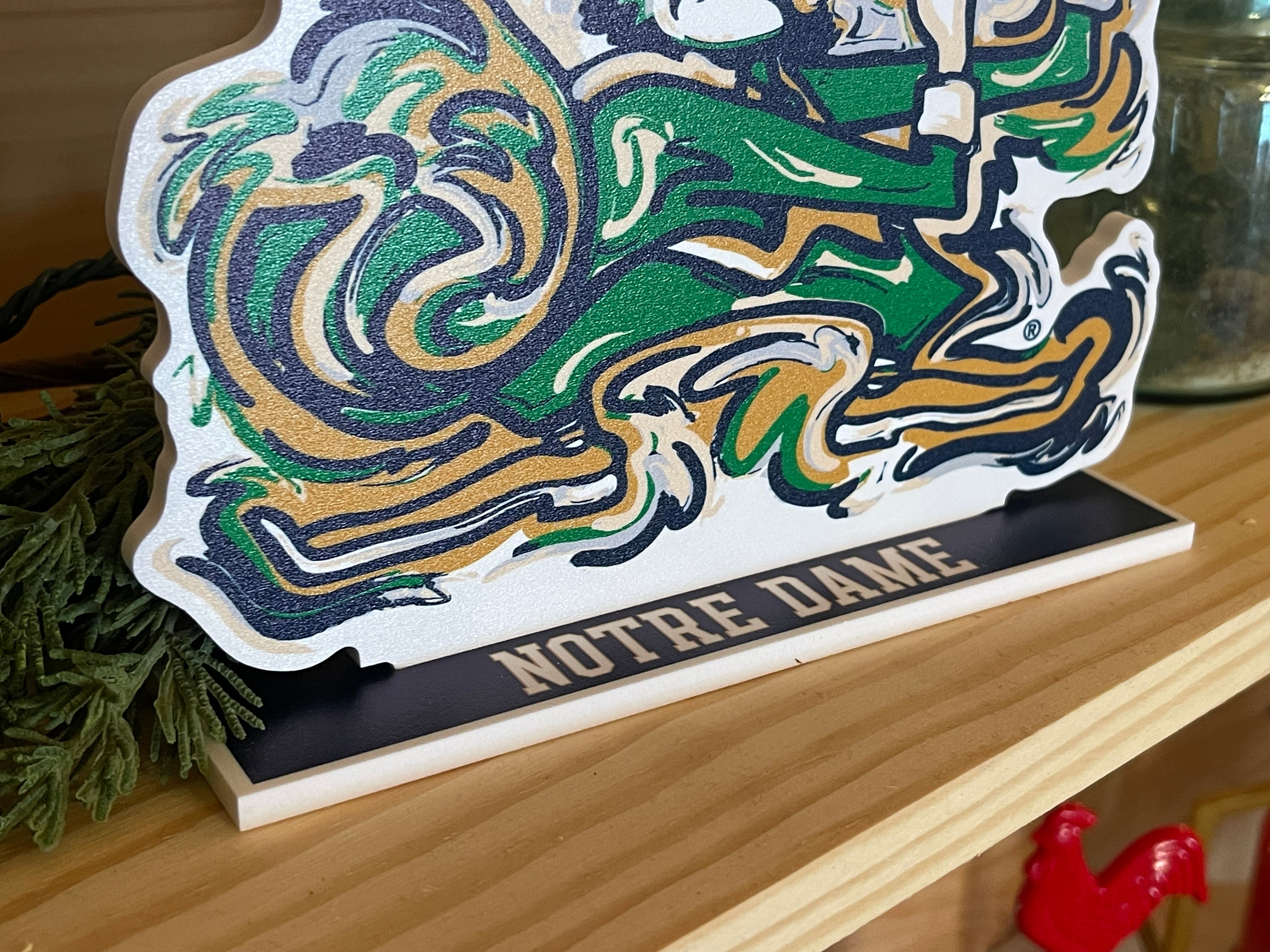 University of Notre Dame Standee by Justin Patten (Officially Licensed Product, ND)