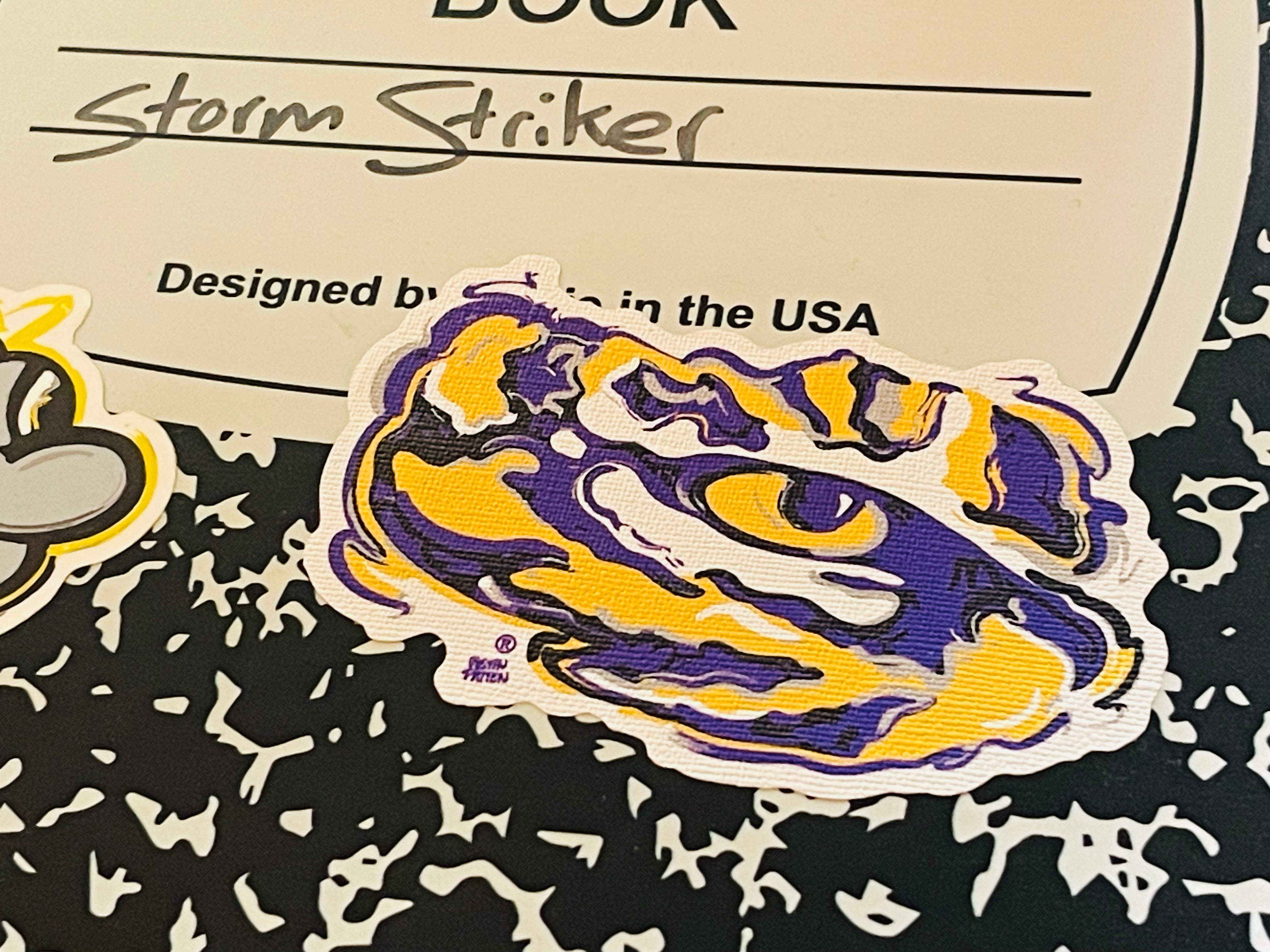 LSU Eye Durable Sticker by Justin Patten