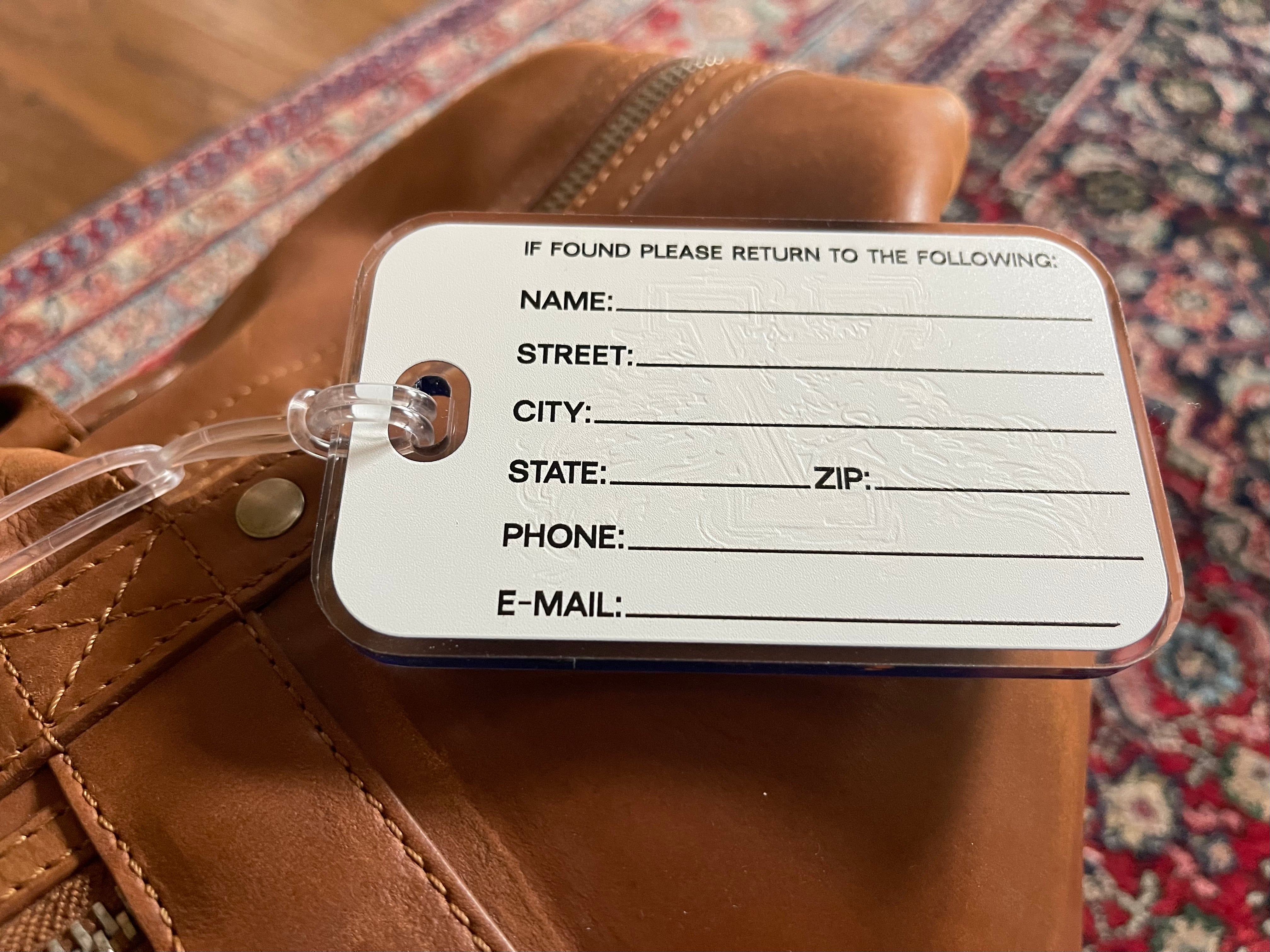 Auburn University Bag Tag by Justin Patten