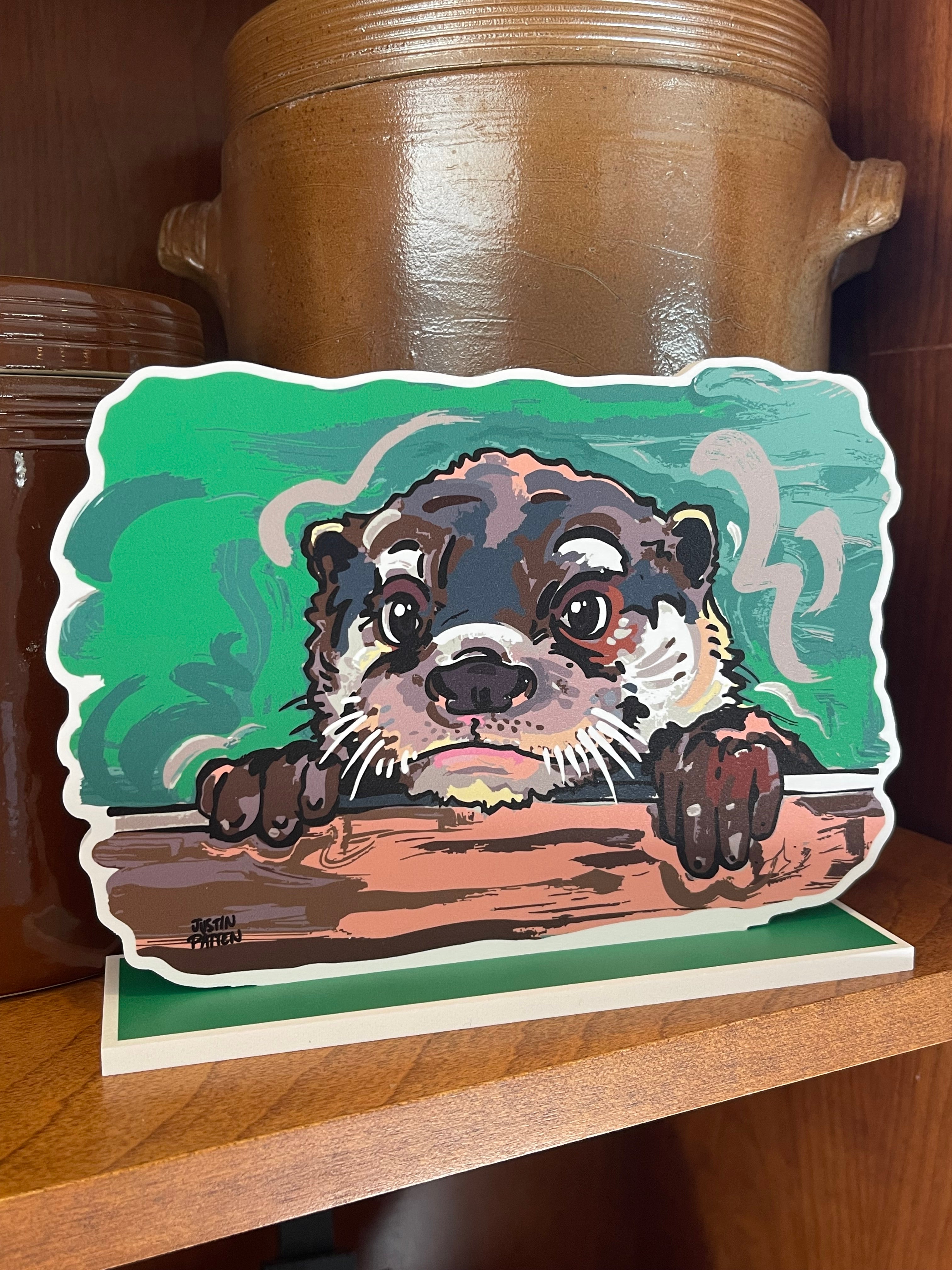 Otter Standee by Justin Patten (Animal Kingdom, Zoo, Animals)