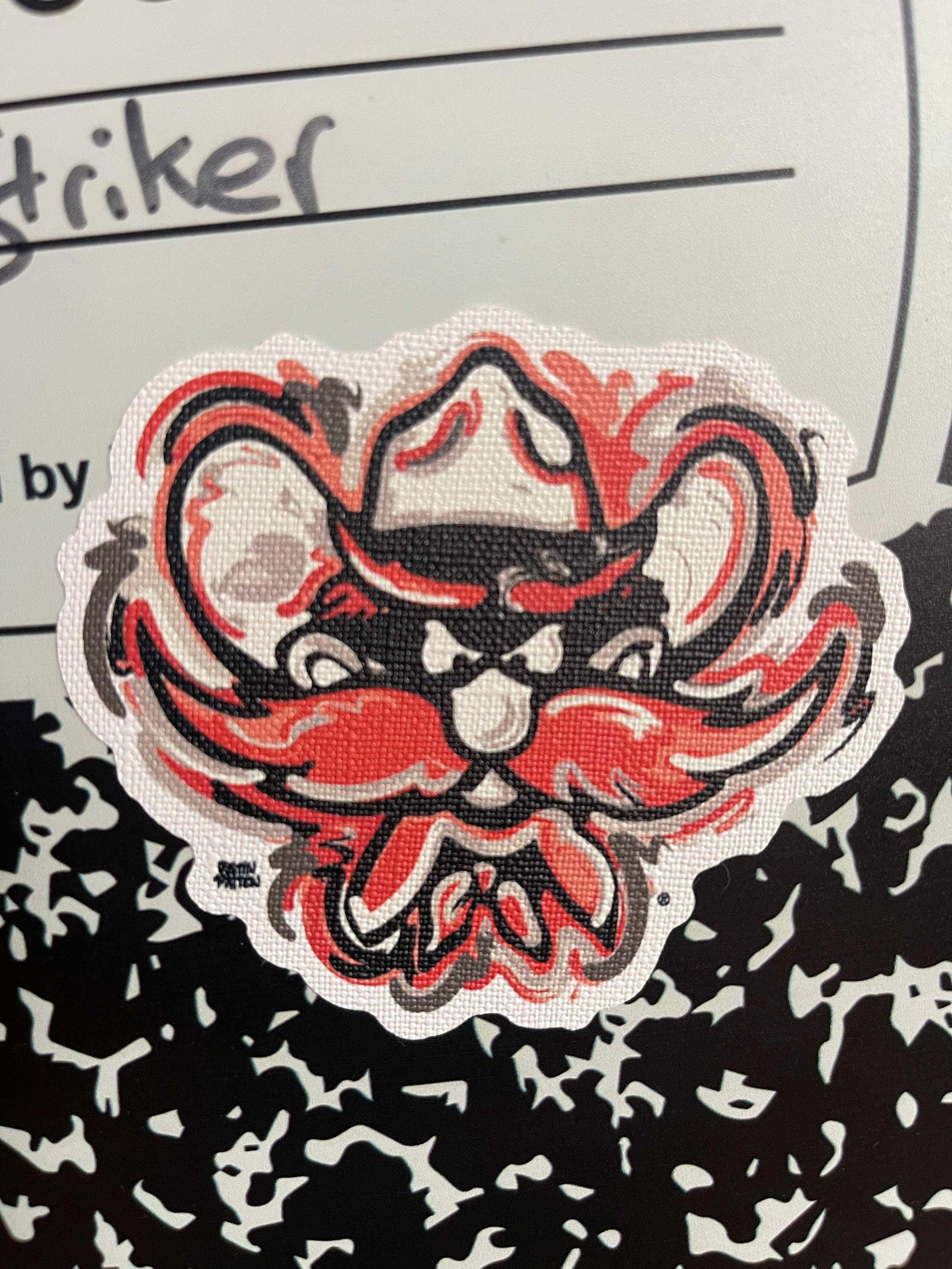 Texas Tech University Raider Red Durable Sticker by Justin Patten