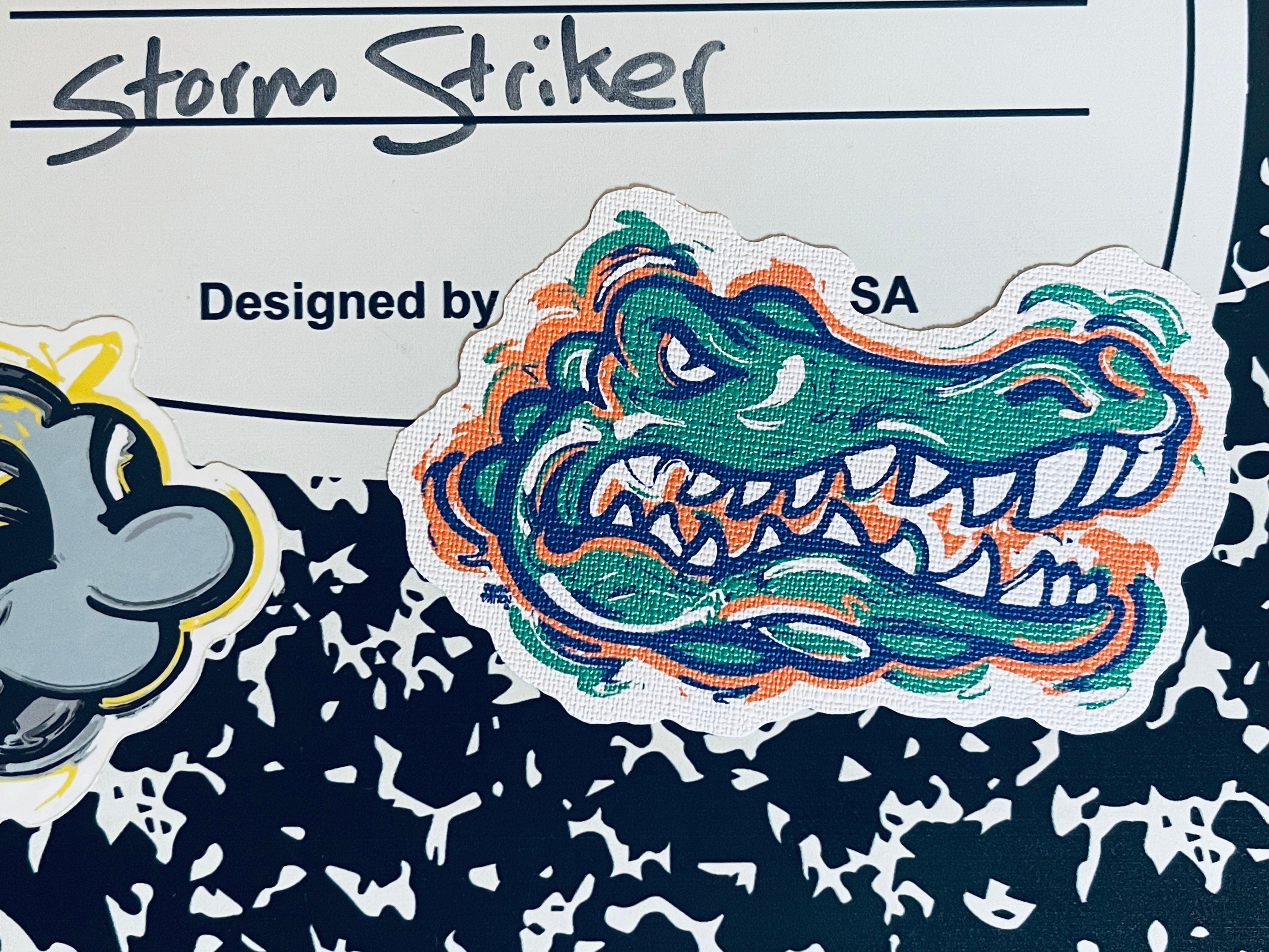 University of Florida Gators Durable Sticker by Justin Patten