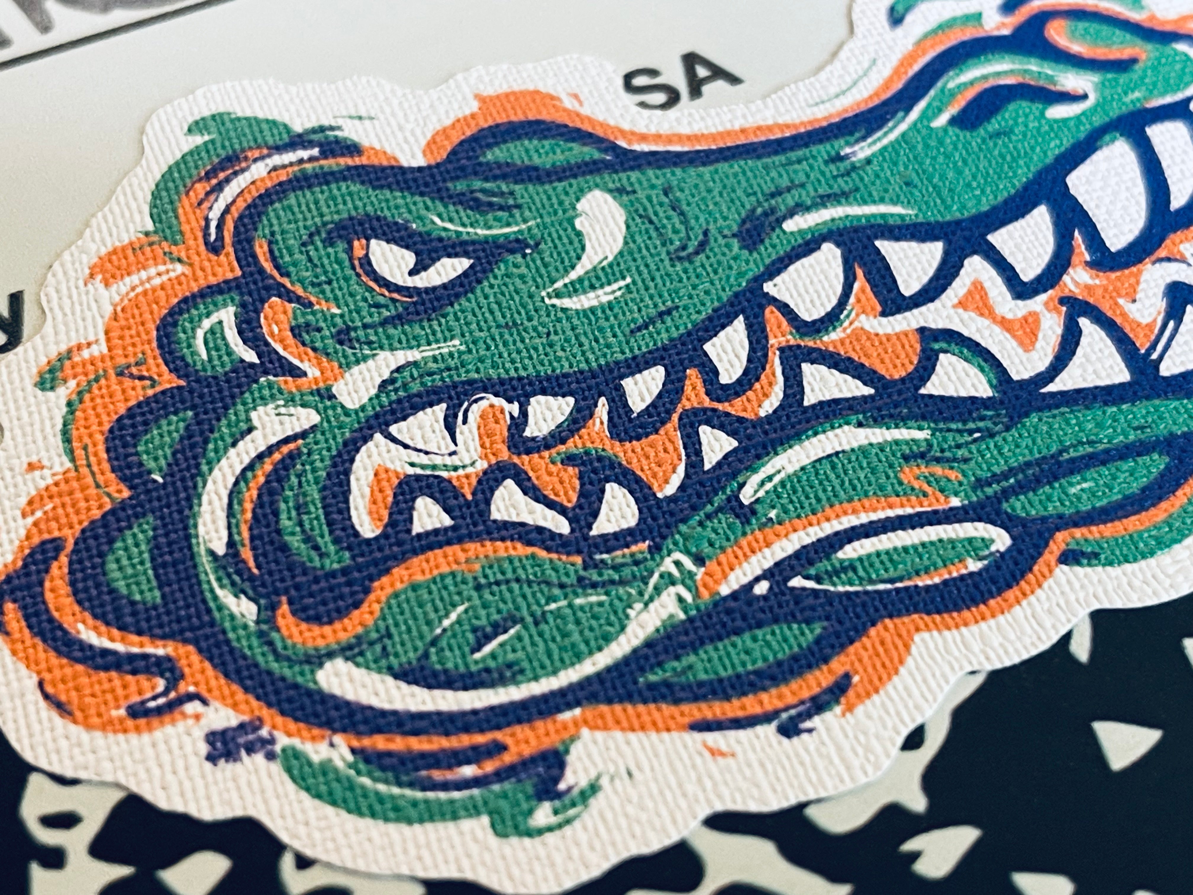 University of Florida Gators Durable Sticker by Justin Patten