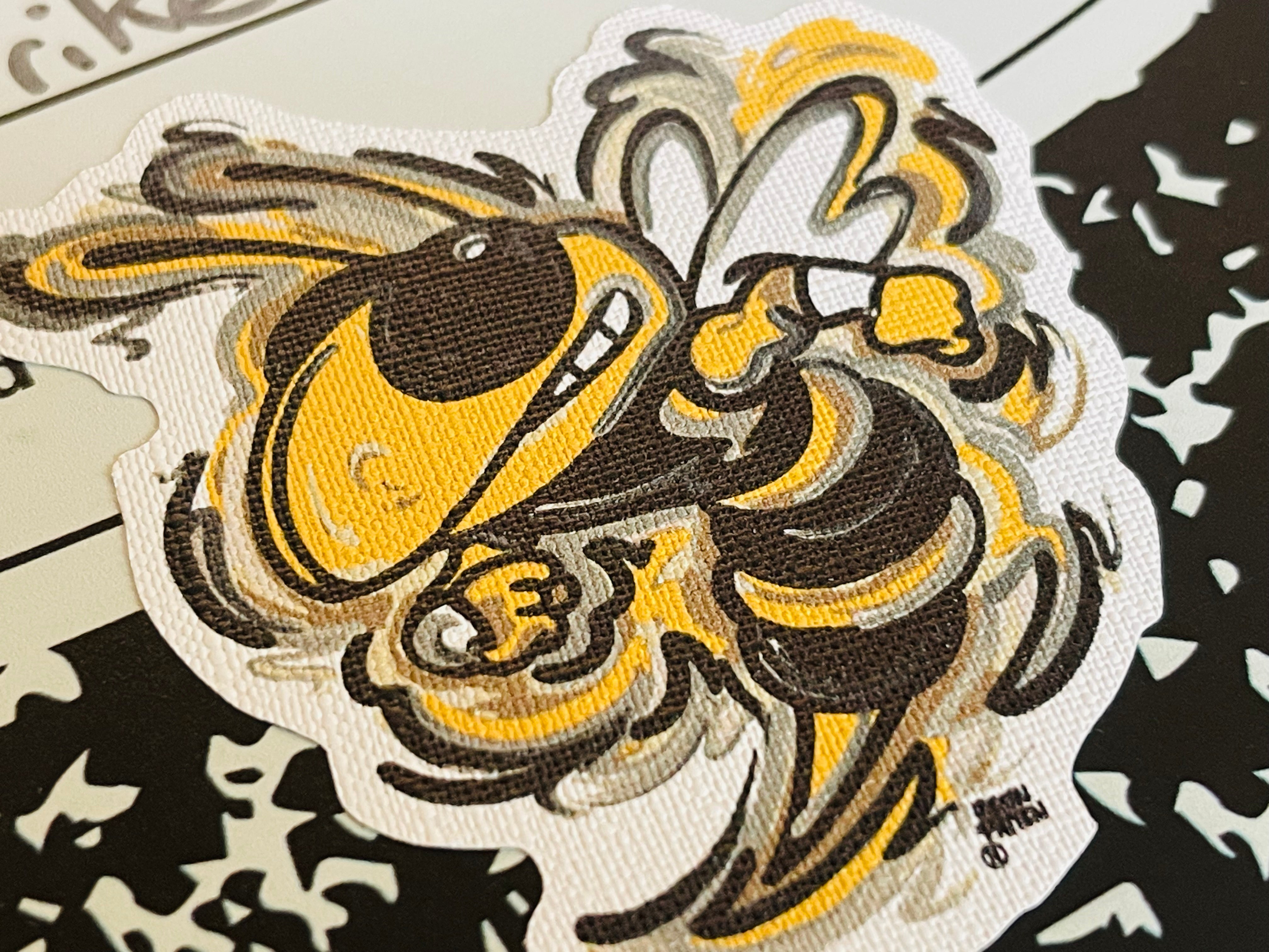 Georgia Tech University Buzz Logo Durable Sticker by Justin Patten