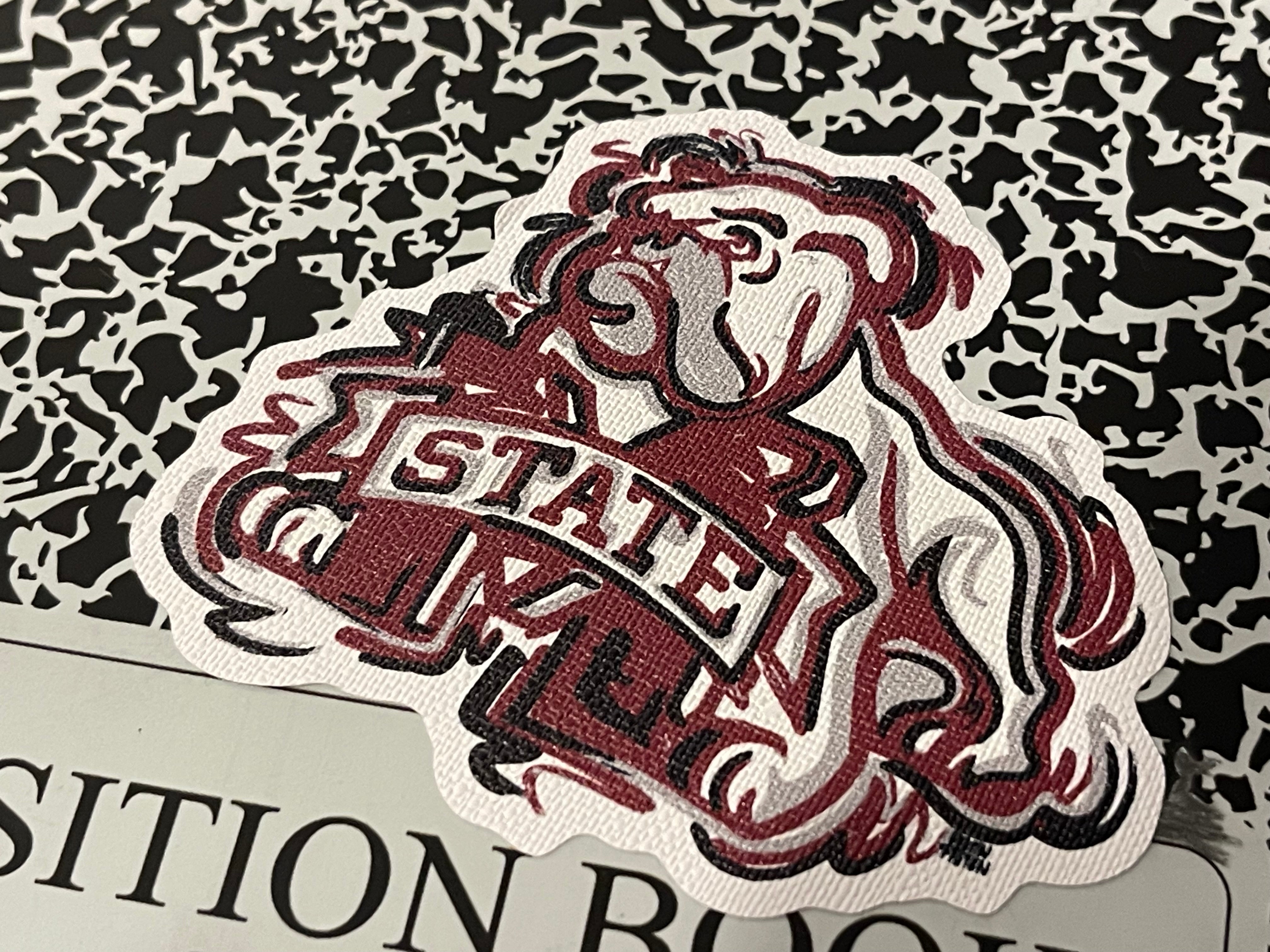Mississippi State University Painted Bully Logo Durable Sticker by Justin Patten