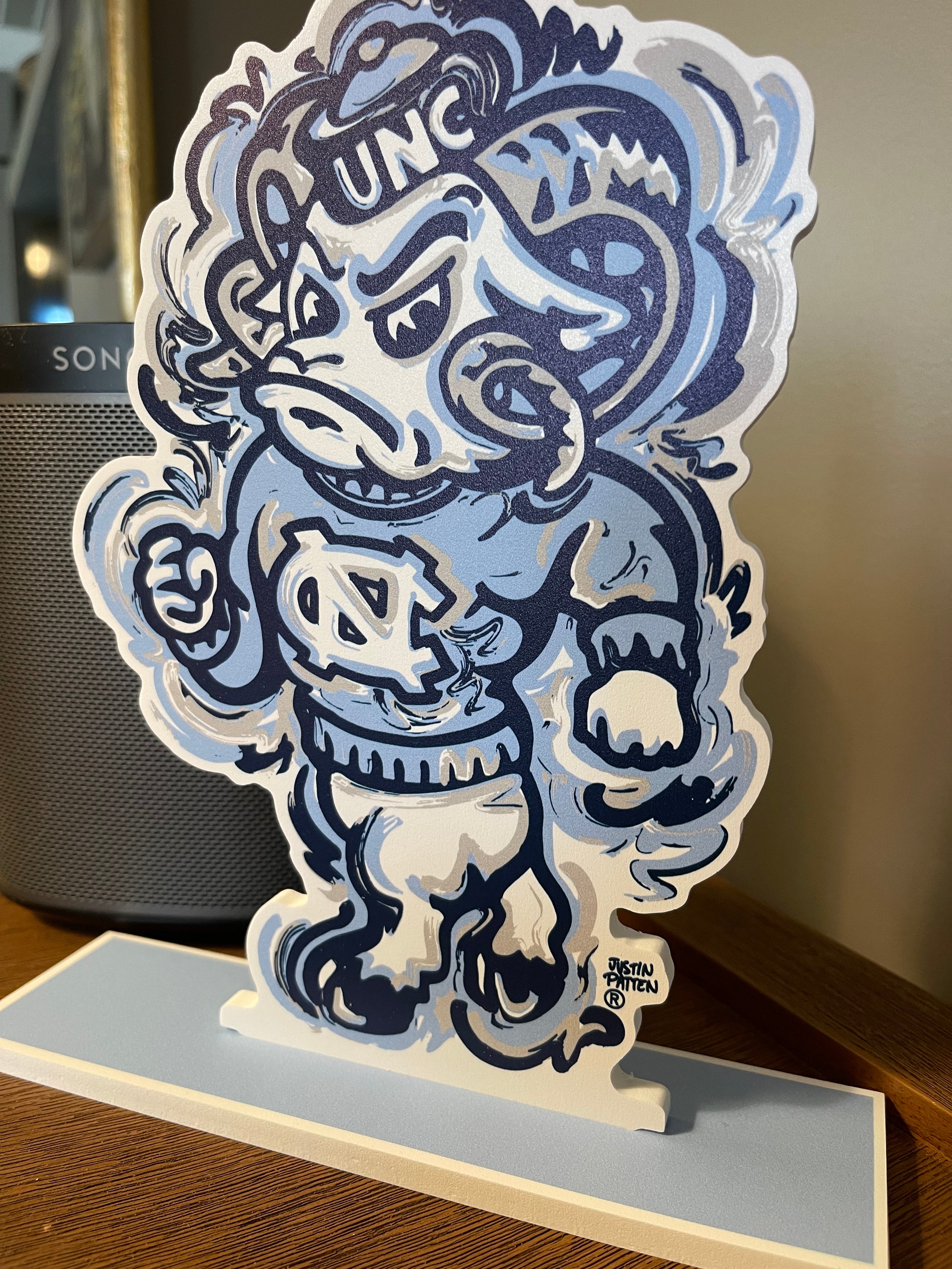 University Of North Carolina Mascot Standee by Justin Patten