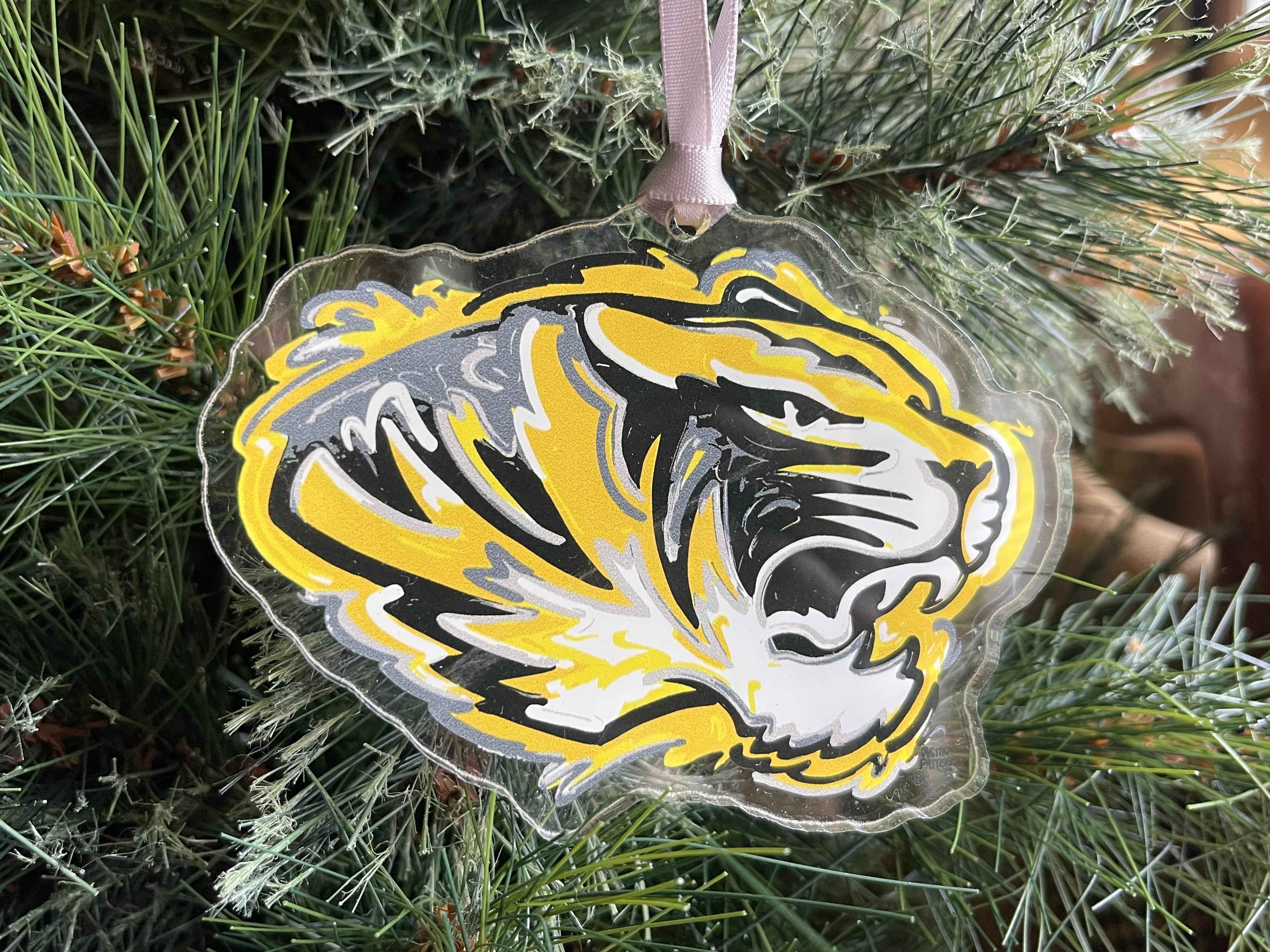 University of Missouri Painted Logo Ornament by Justin Patten