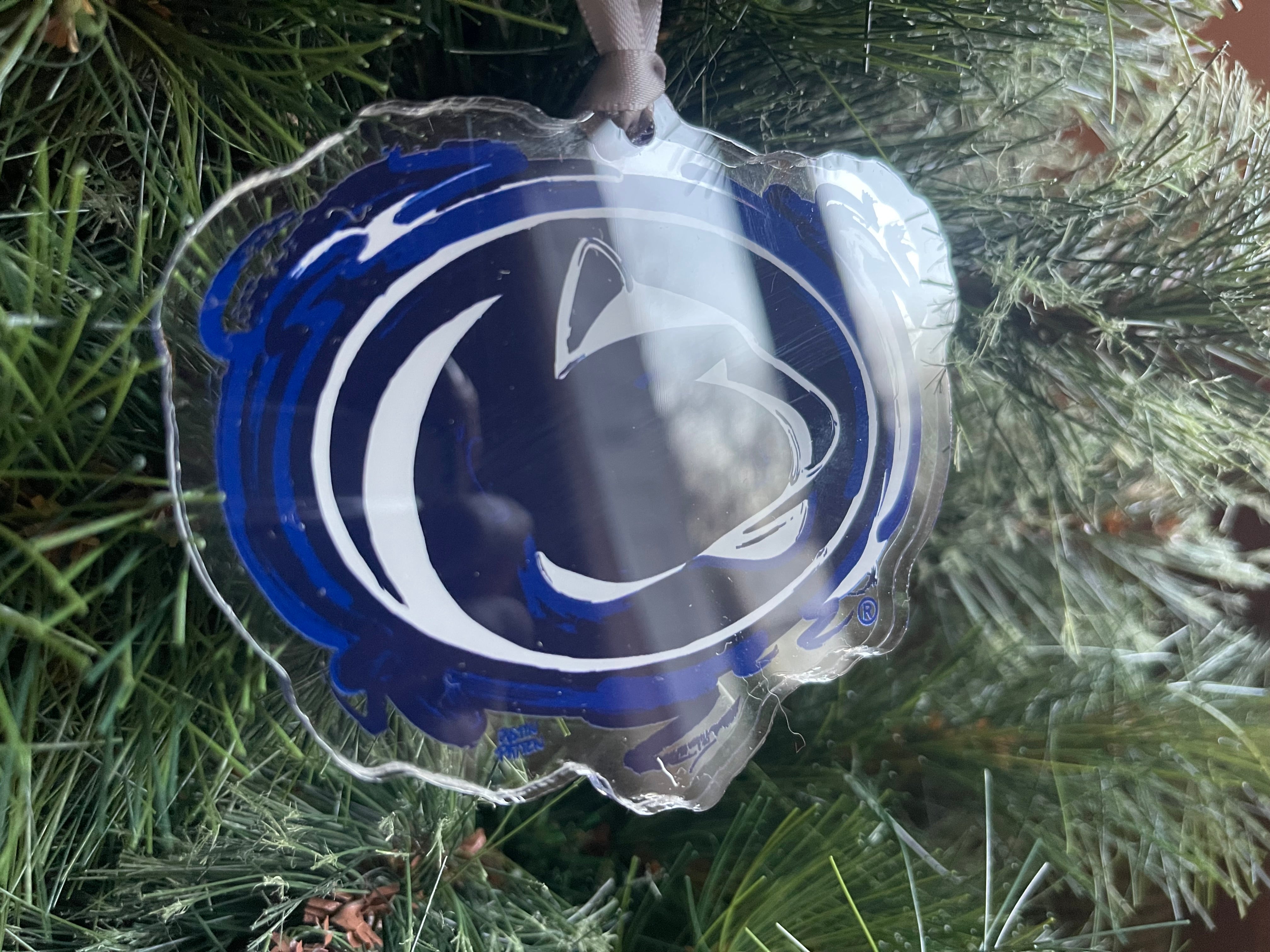 Penn State University Nittany Lions Ornament by Justin Patten