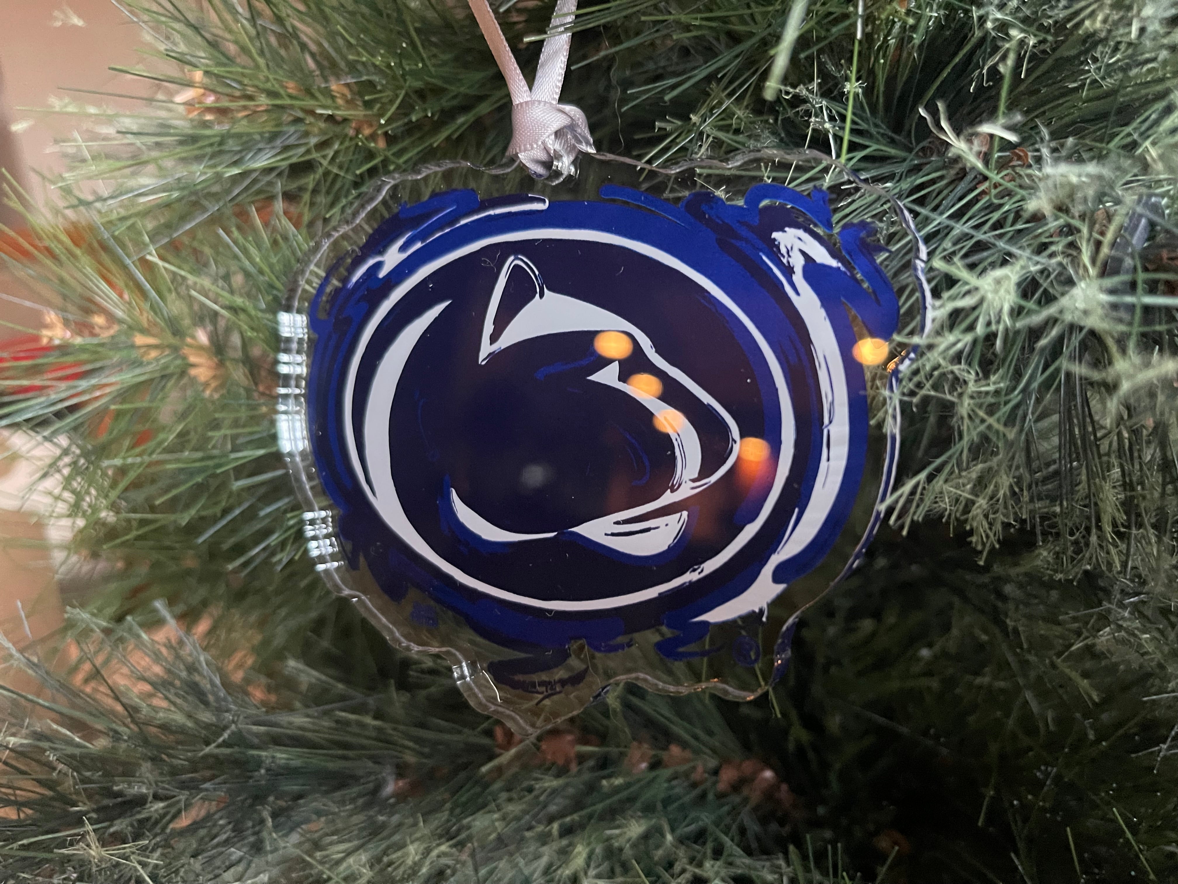 Penn State University Nittany Lions Ornament by Justin Patten