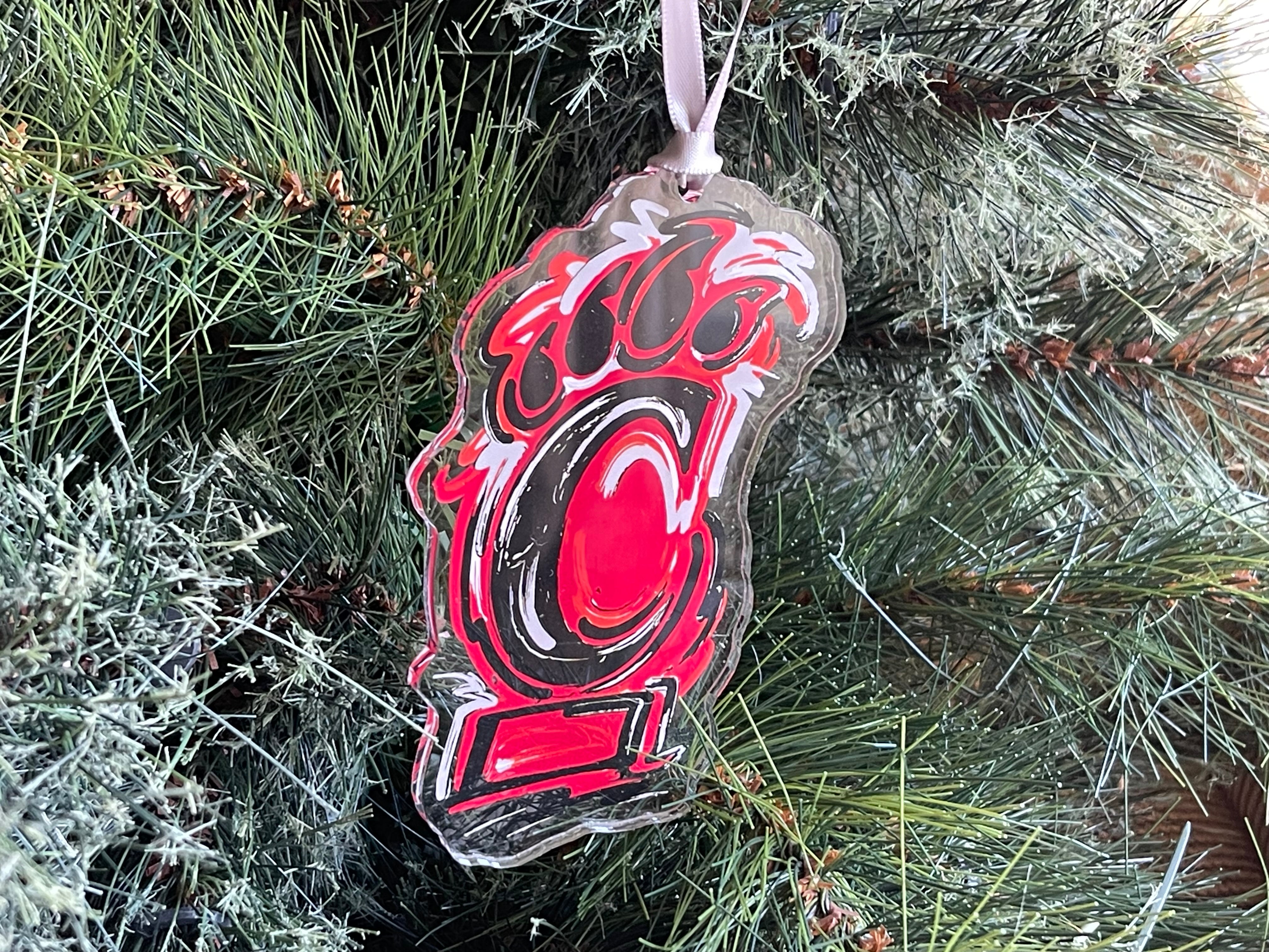 University of Cincinnati Bearcats Ornament by Justin Patten