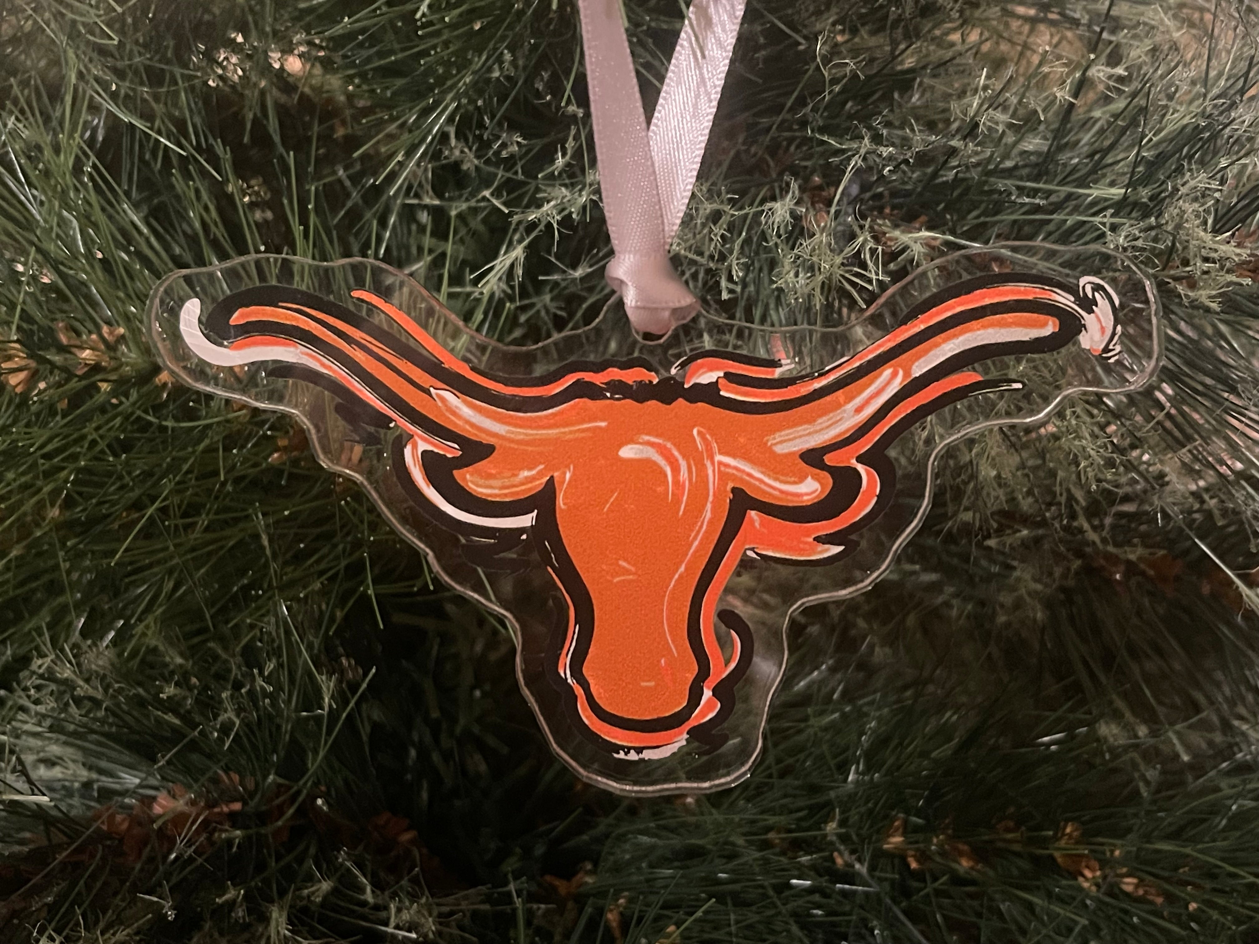 University of Texas Longhorns Ornament by Justin Patten