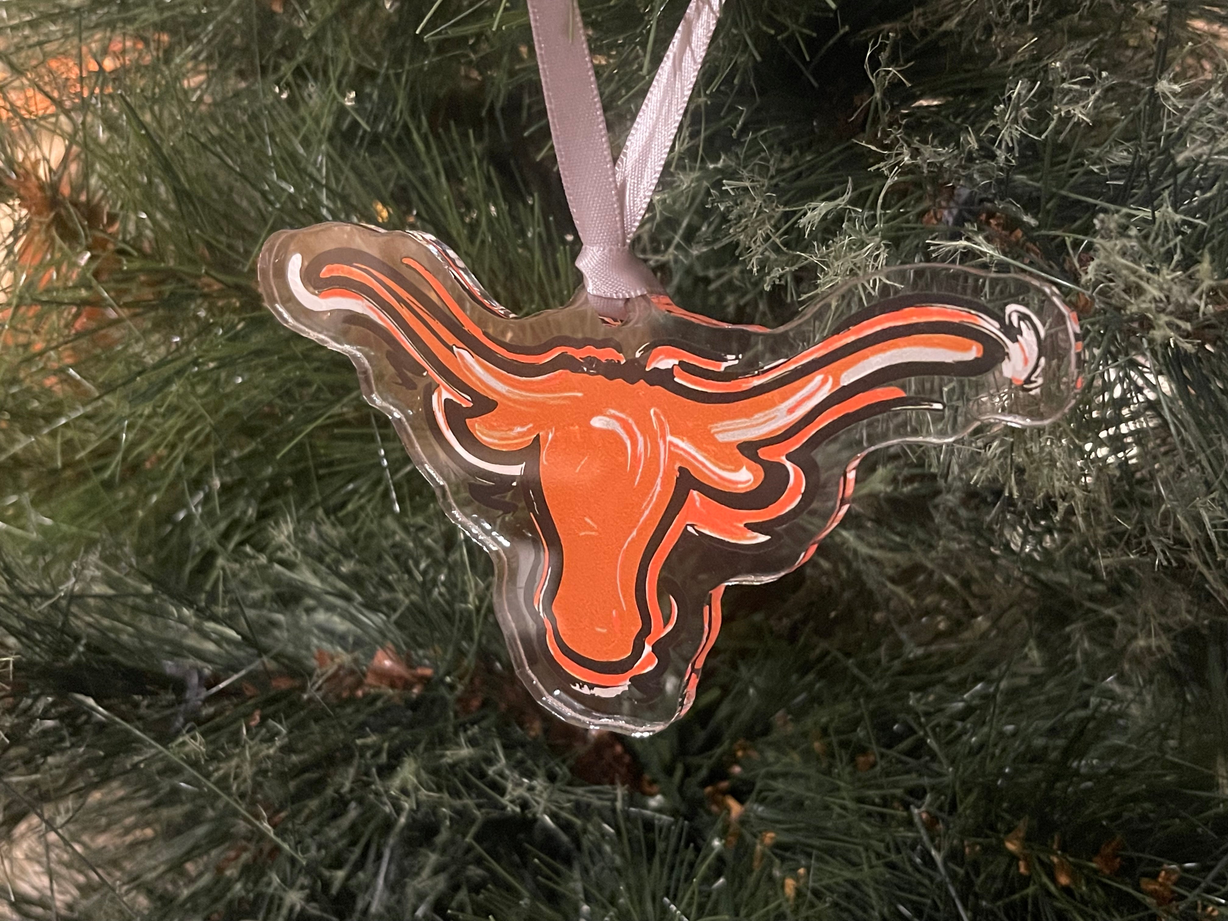University of Texas Longhorns Ornament by Justin Patten
