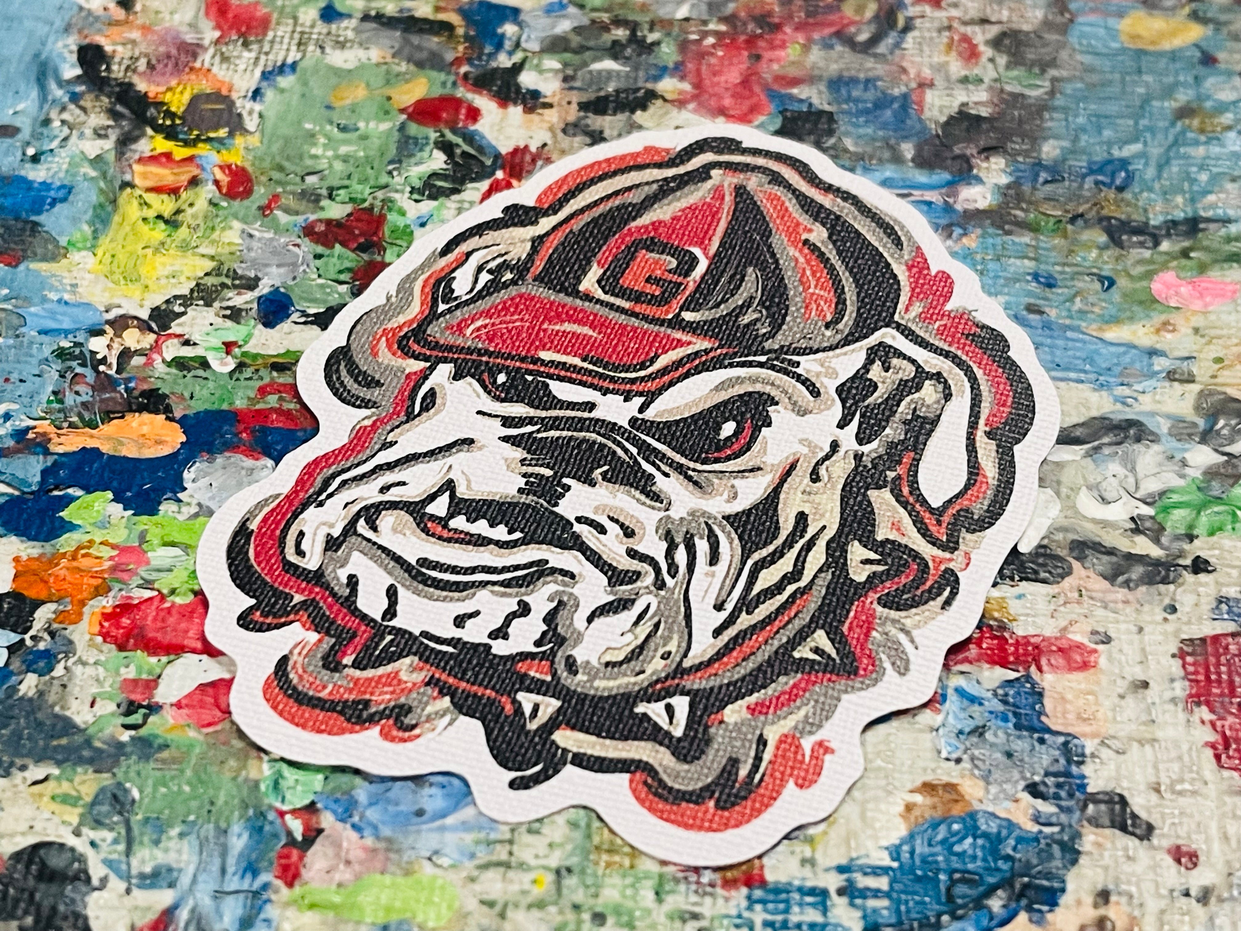 University of Georgia Hairy Dawg UGA Durable Sticker by Justin Patten