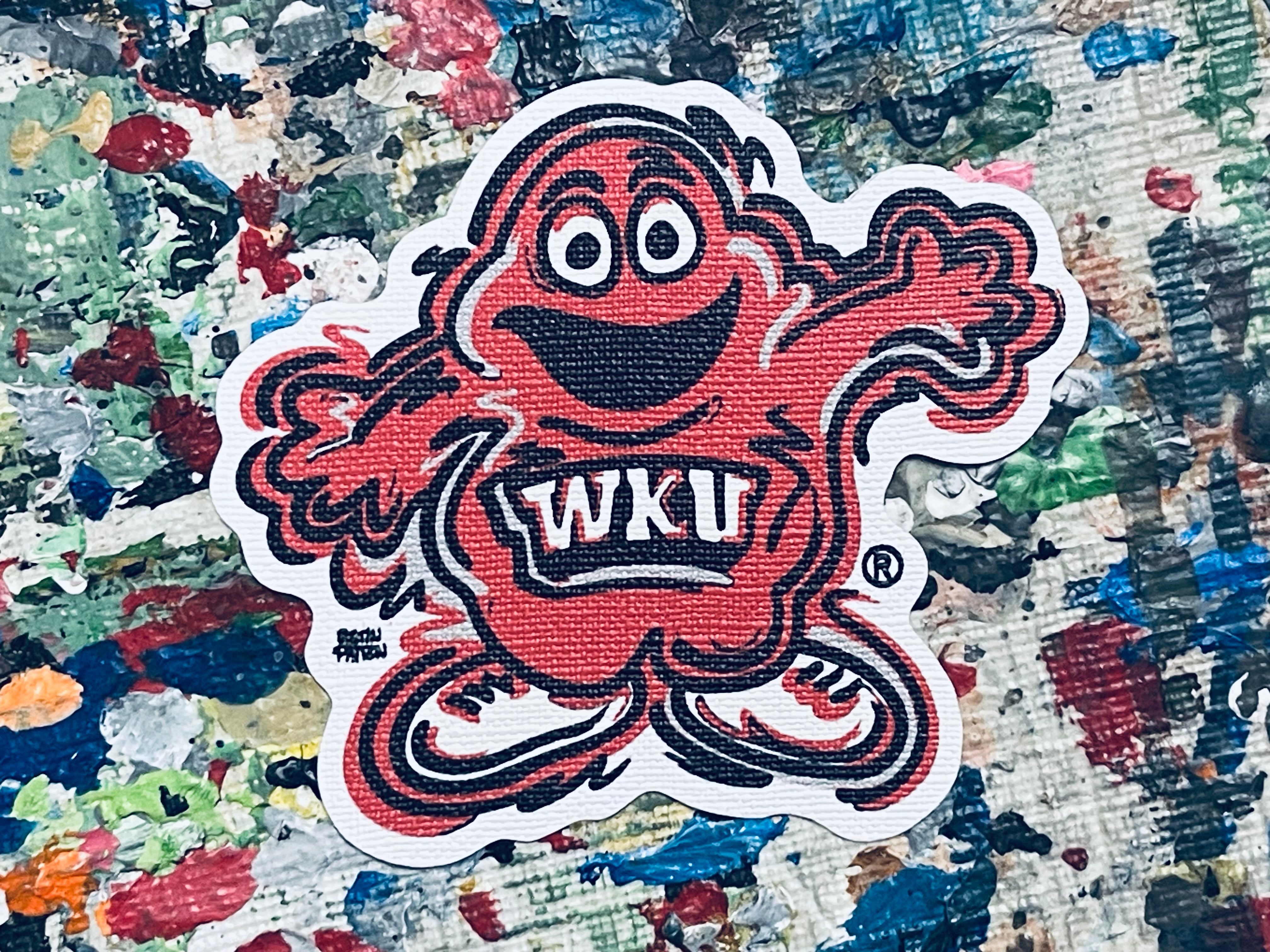 Western Kentucky University Big Red Durable Sticker by Justin Patten (WKU)