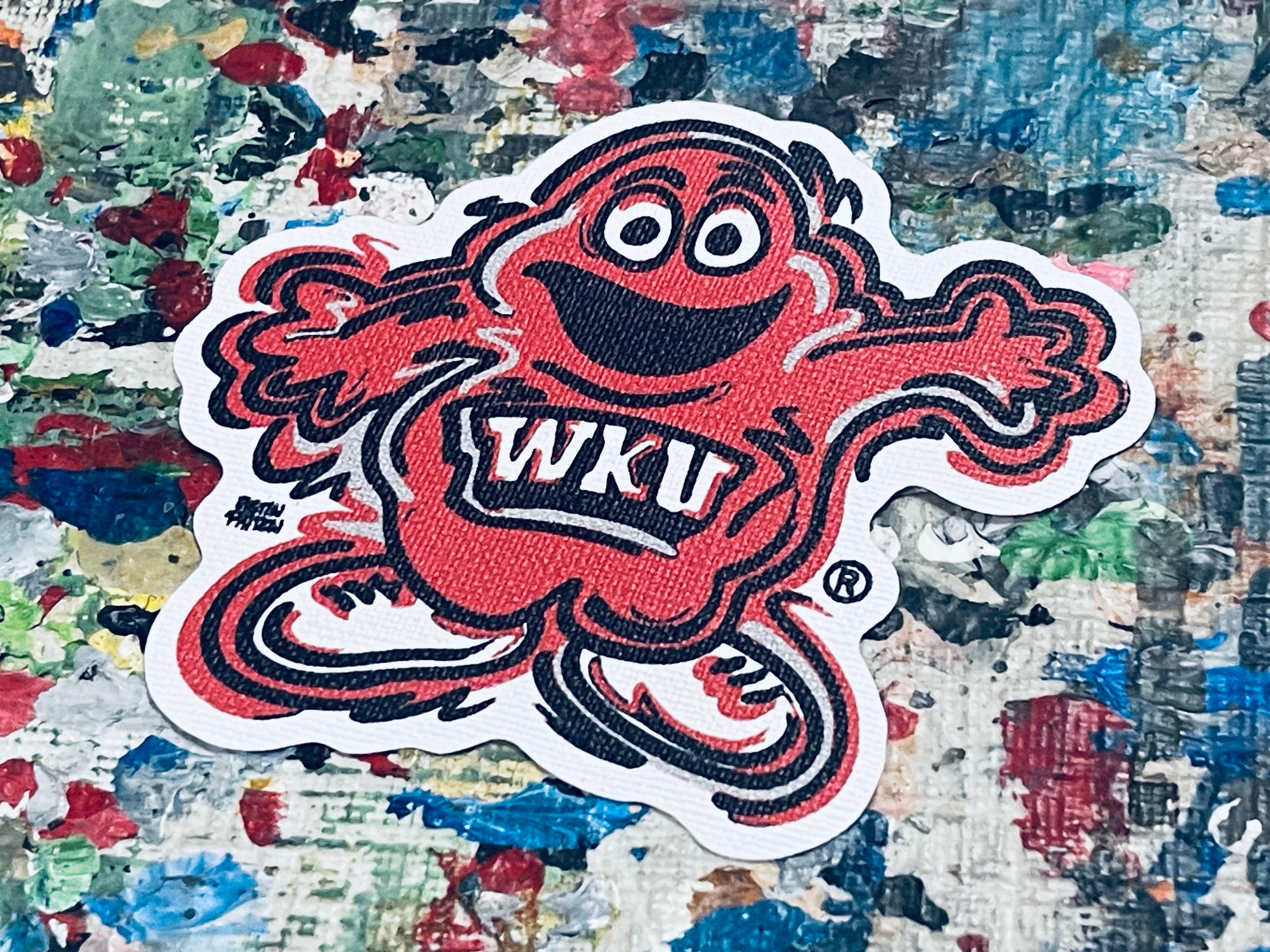 Western Kentucky University Big Red Durable Sticker by Justin Patten (WKU)