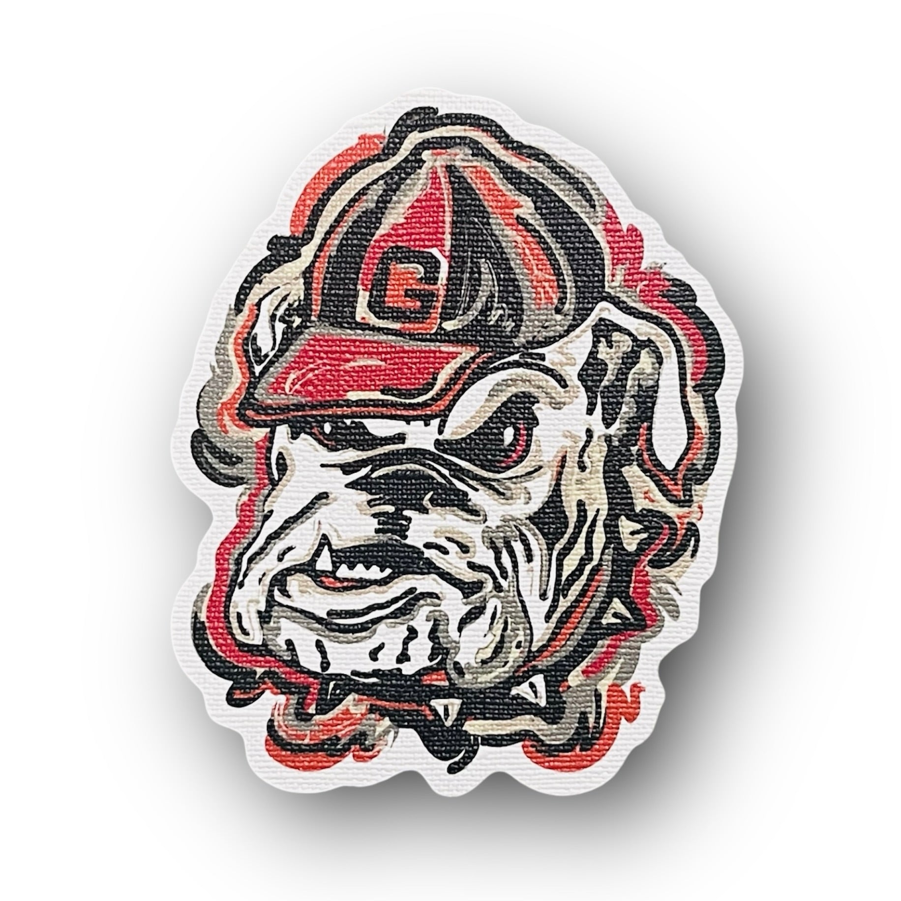 University of Georgia Hairy Dawg UGA Durable Sticker by Justin Patten