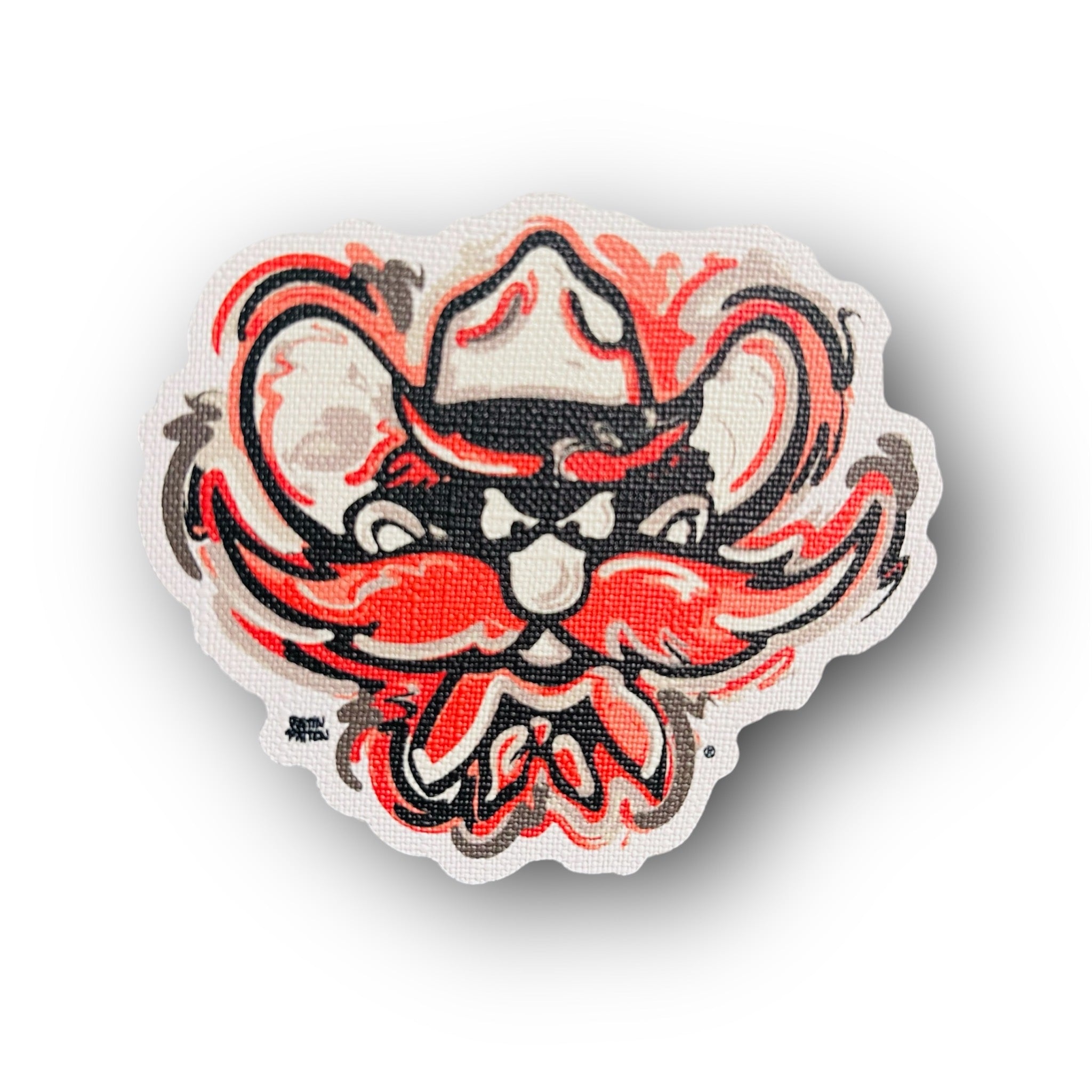 Texas Tech University Raider Red Durable Sticker by Justin Patten